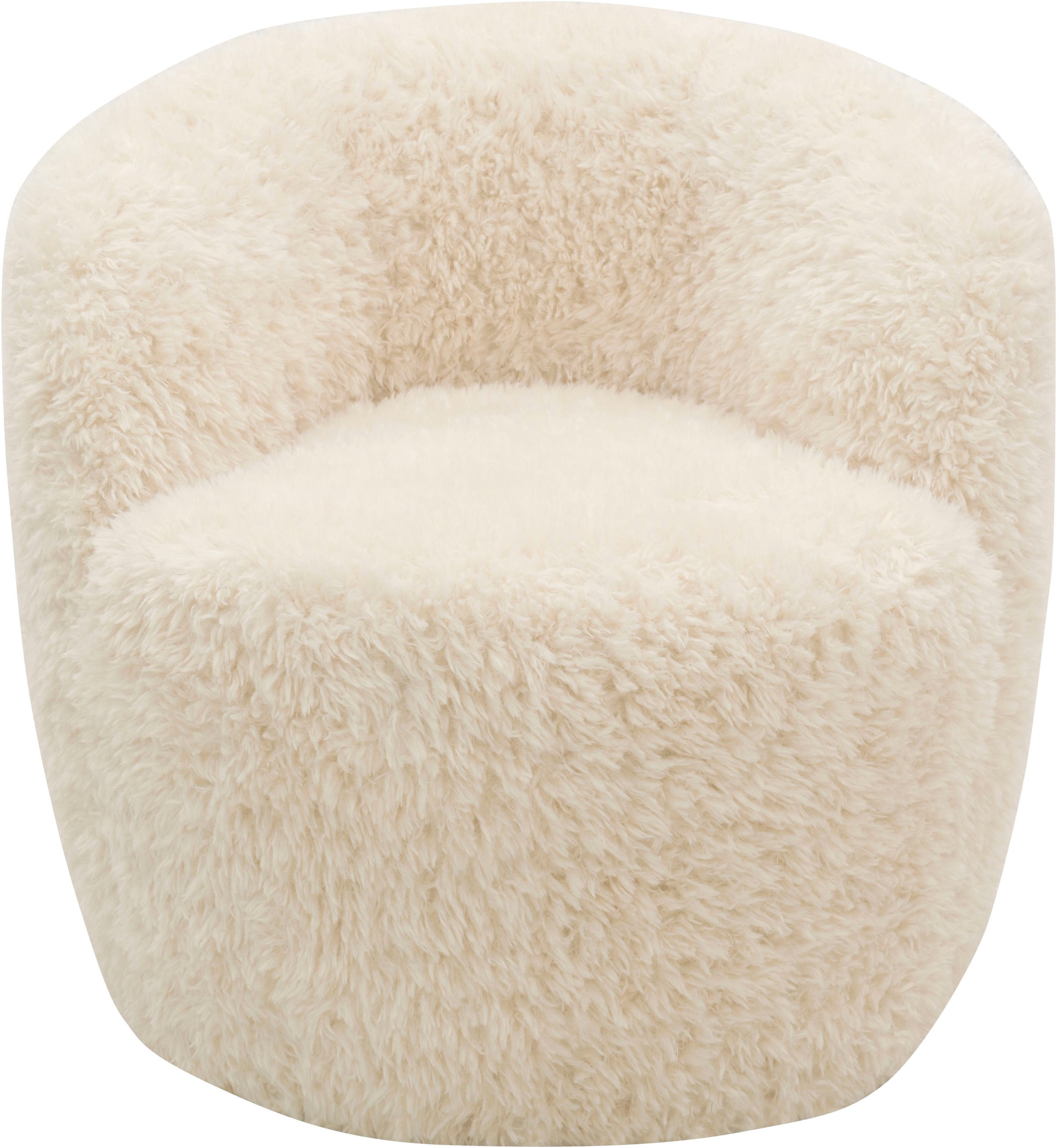 DOMO collection Sessel »Obidos moderner Loungesessel« Flausch, creme günstig online kaufen