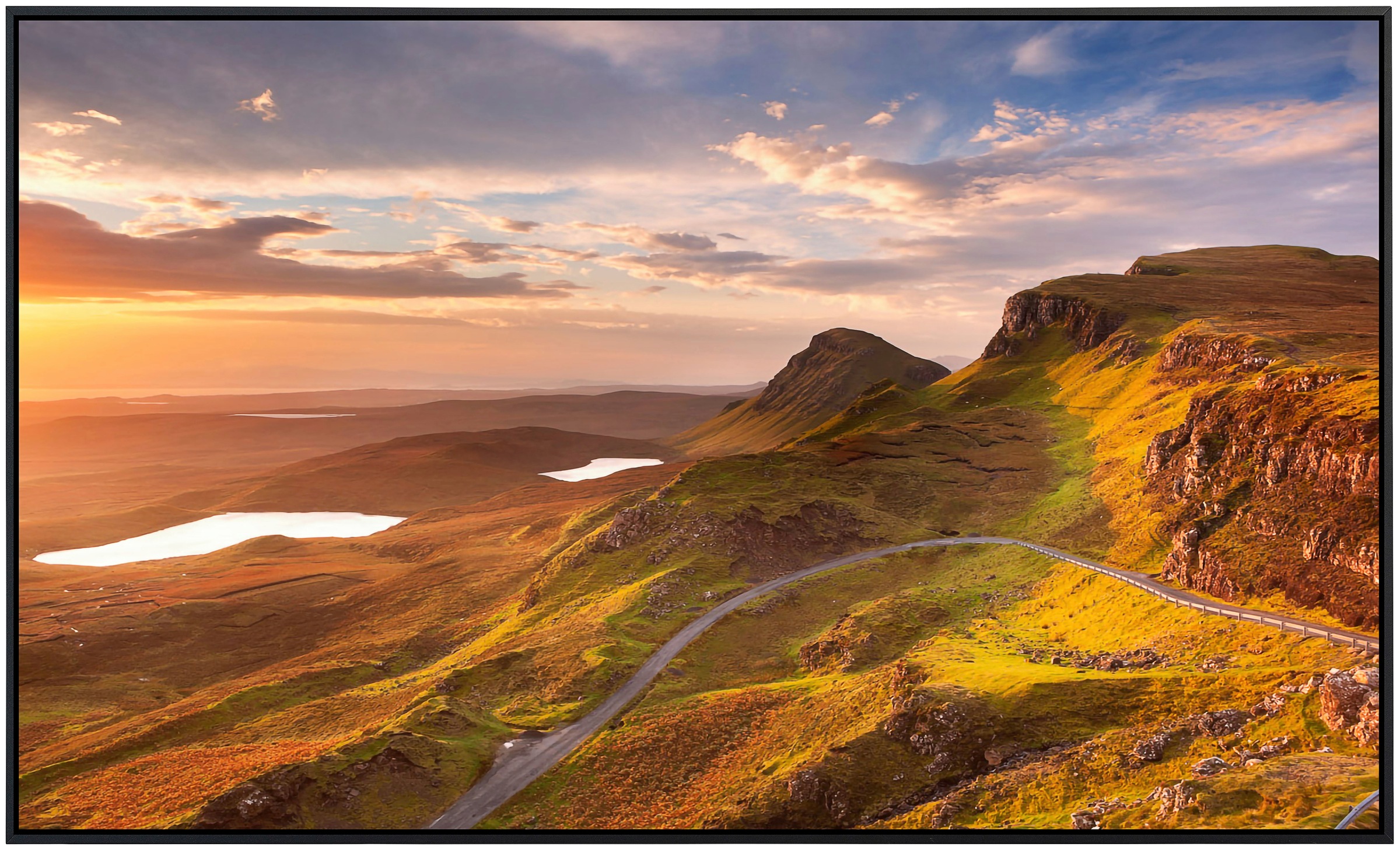 Papermoon Infrarotheizung »Sonnenaufgang auf der Insel Quiraing«, sehr ange günstig online kaufen