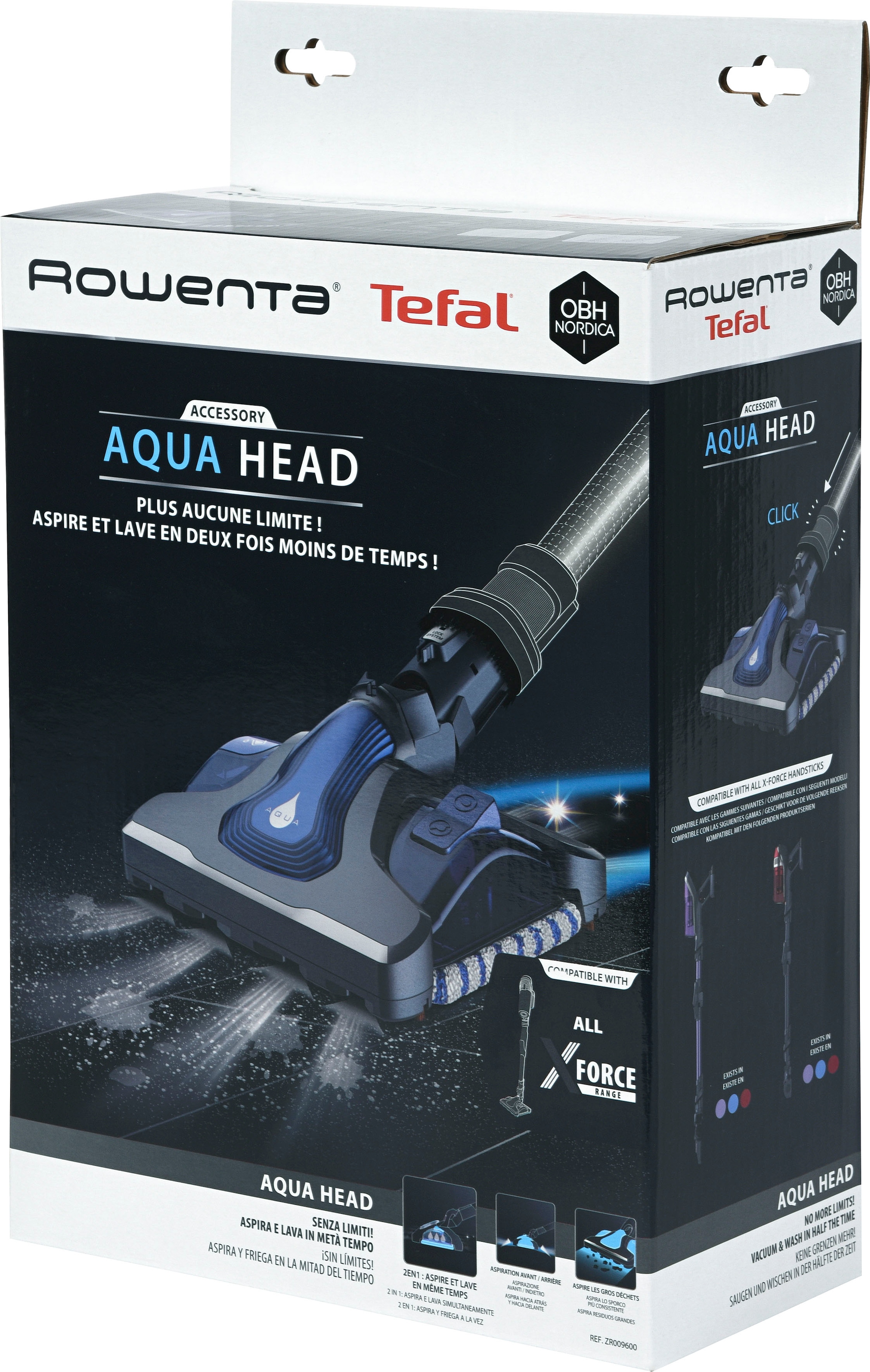 Rowenta 2-in-1 Kombidüse »ZR009600, Aqua Düse,«, um gleichzeitig zu saugen & zu wischen