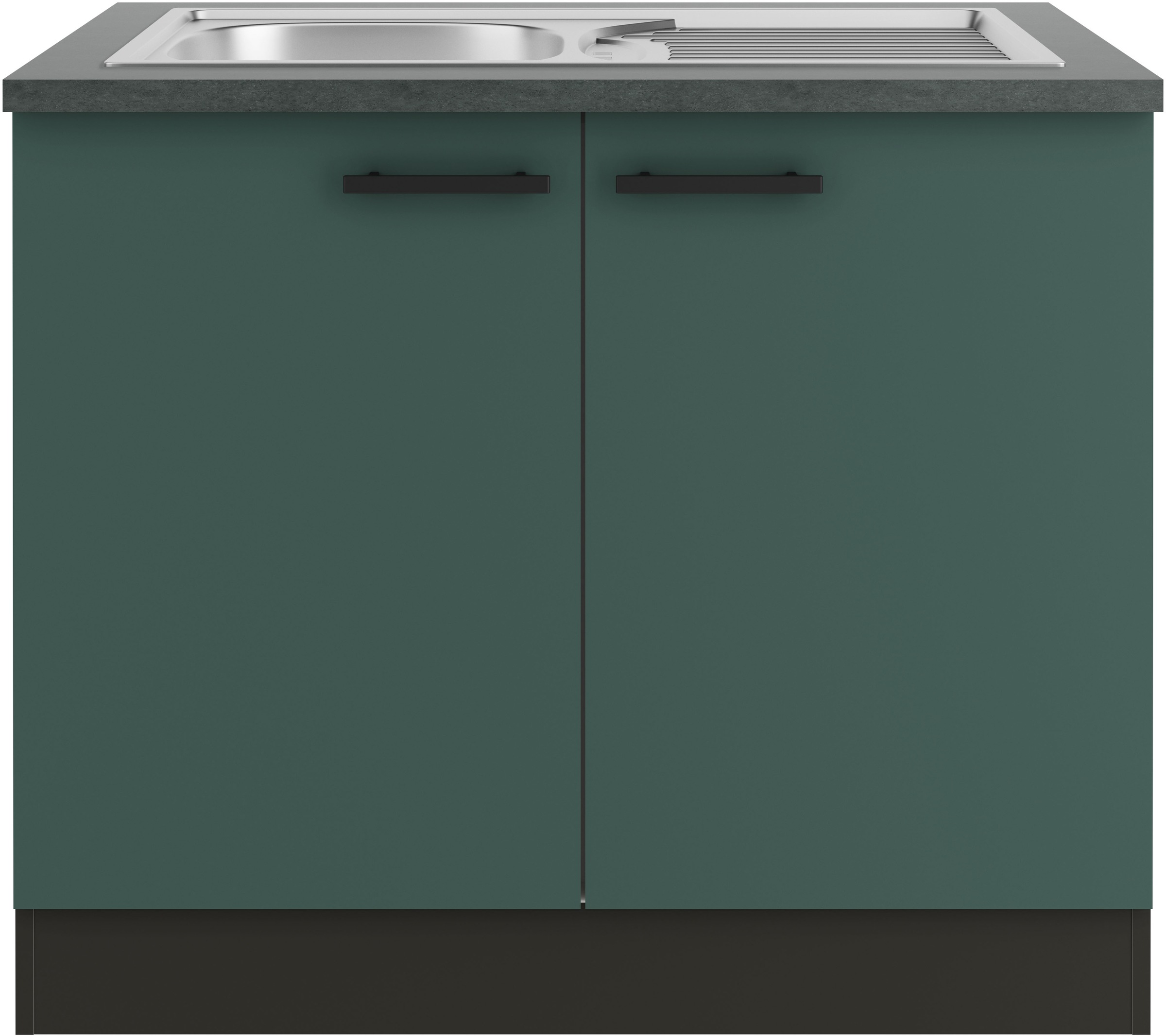 OPTIFIT Spülenschrank Palma Breite 100 cm, inklusive Einbauspüle günstig online kaufen