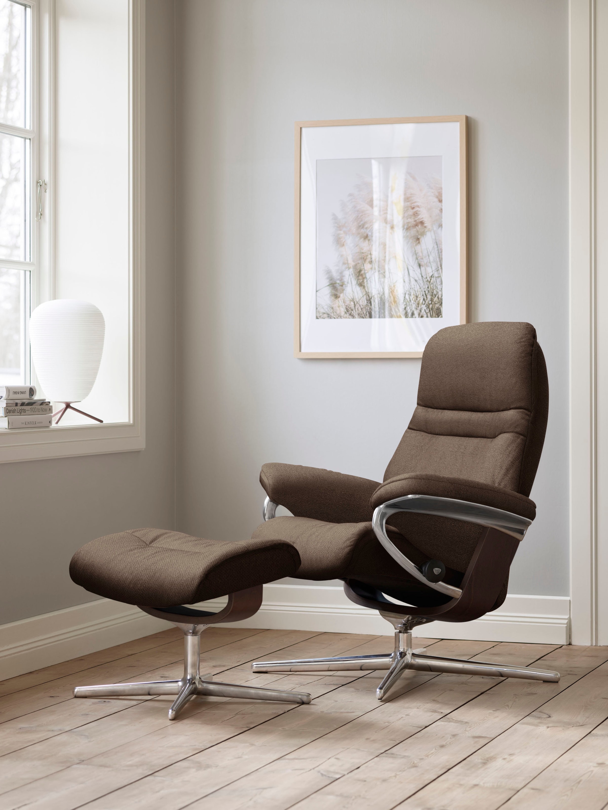 Stressless® Relaxsessel »Sunrise«, mit Cross Base, Größe S, M & L, Holzakze günstig online kaufen