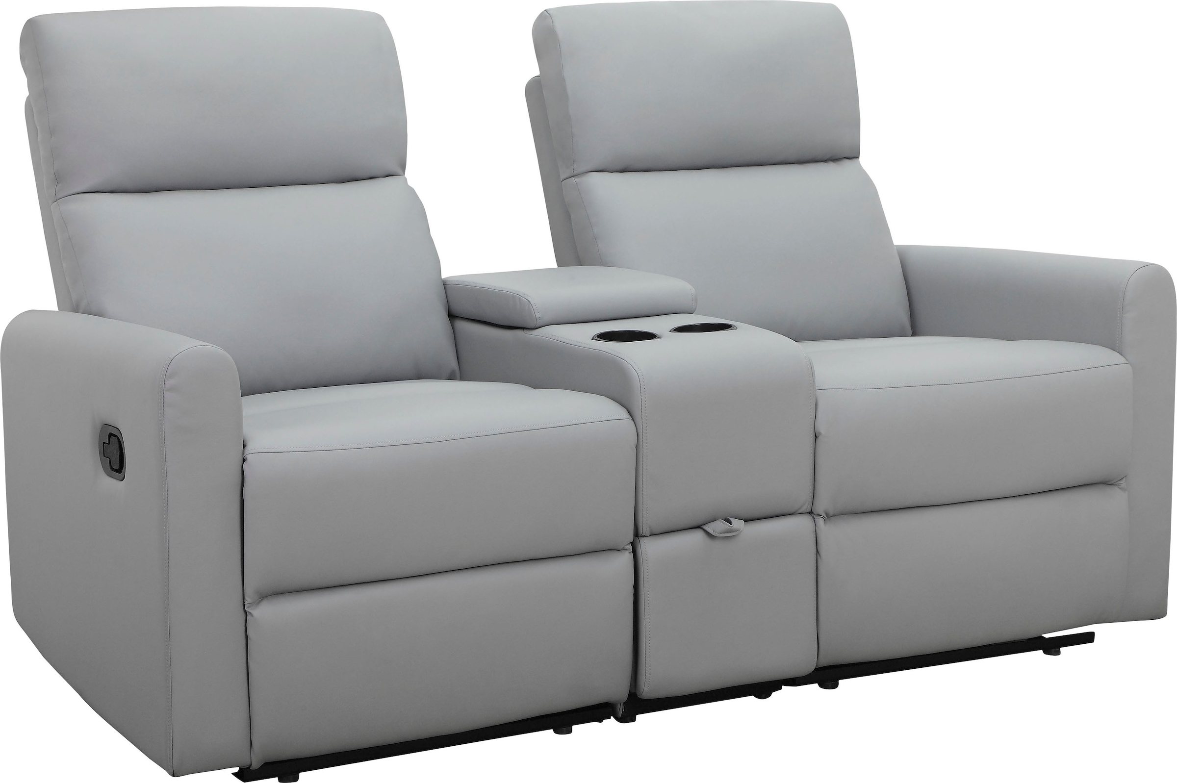 Home affaire 2-Sitzer »Daoulas, 2er-Kinosofa, TV-Sessel, Multimedia-Sofa«, Kinosofa mit Relaxfunktion, Getränkehalter und Stauraum