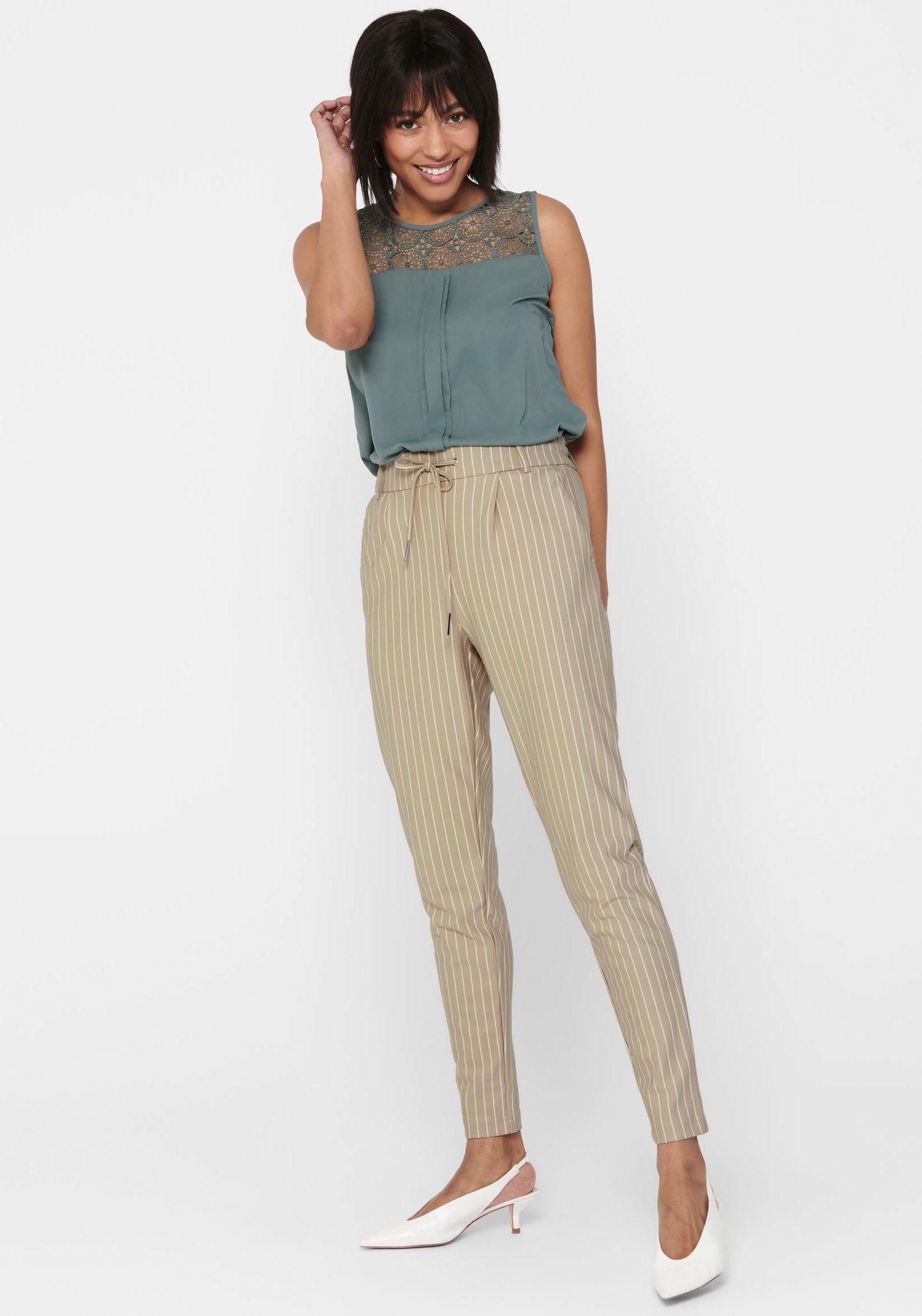 ONLY Jogger Pants »ONLPOPTRASH EASY RUSH STRIPE PNT NOOS«
