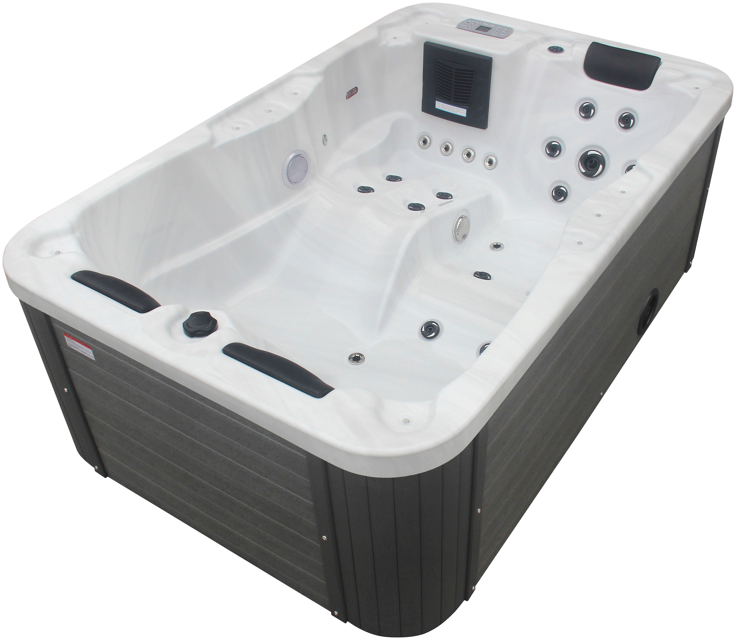 Sanotechnik Whirlpool »MODENA«, (Set), 205x130x70 cm, inkl. Abdeckung