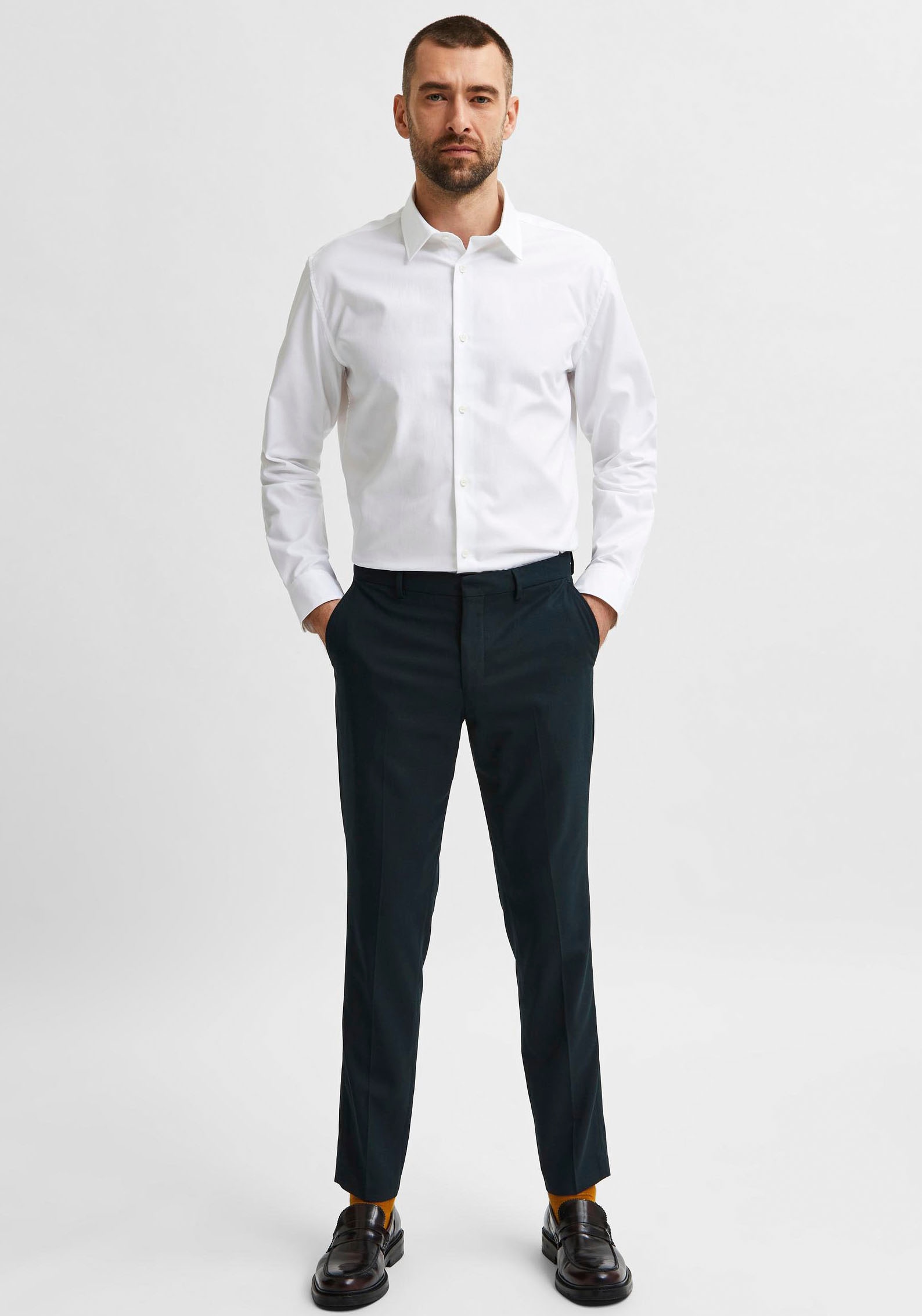 SELECTED HOMME Langarmhemd »SLHREGETHAN SHIRT LS CLASSIC NOOS«