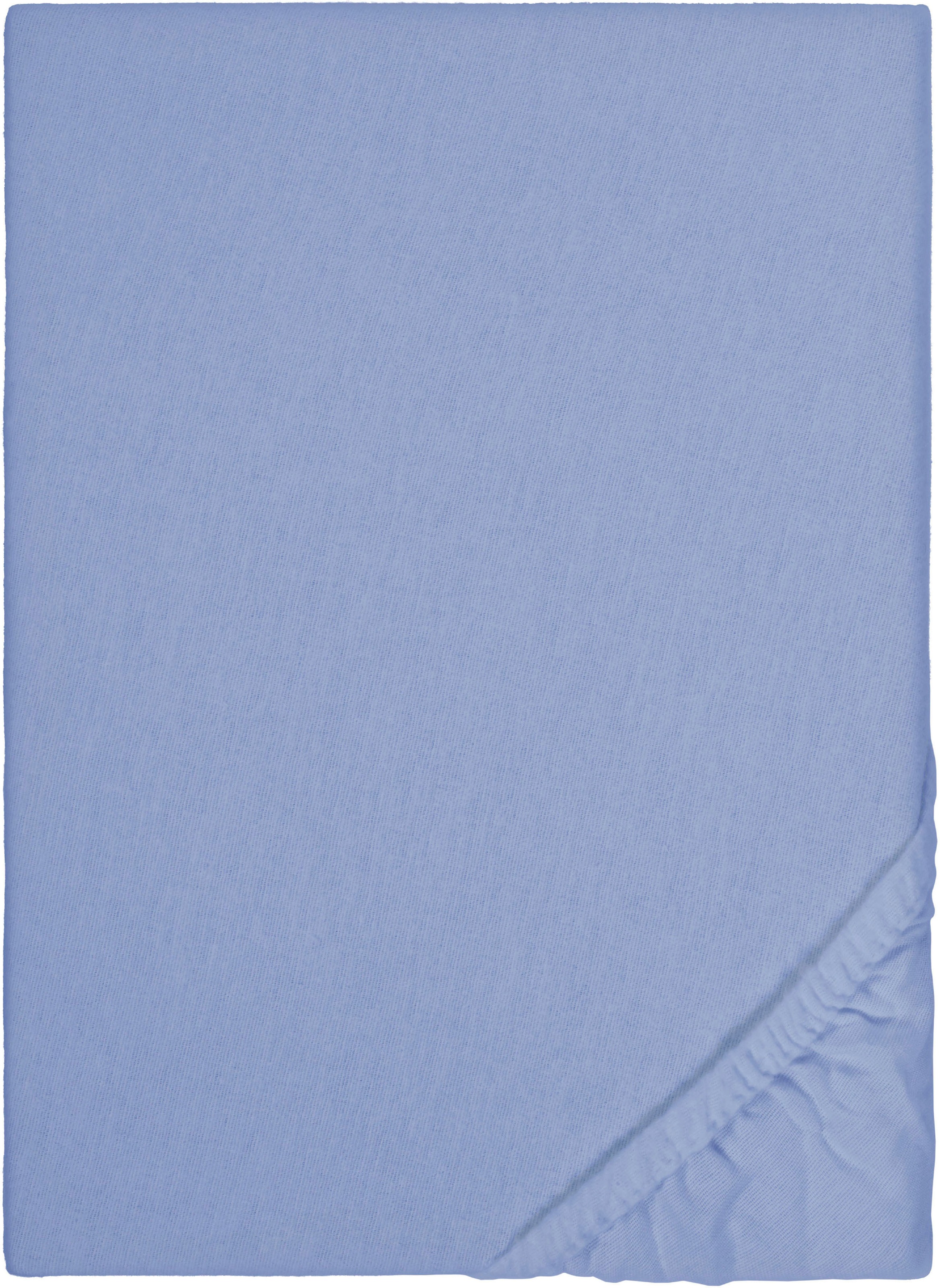 Biberna Spannbettlaken »Biber in Gr. 90x200, 140x200 oder 180x200 cm«, aus Baumwolle, für Matratzen bis 22 cm Höhe, Winter, Bettlaken