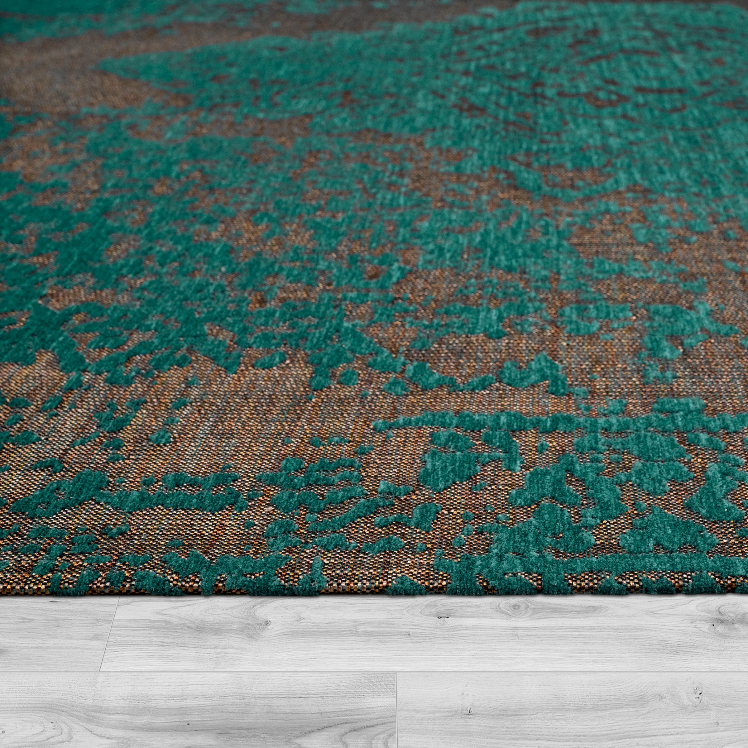 Paco Home Teppich »Mariba 200«, rechteckig, 13 mm Höhe, Kurzflor, meliert, Orient-Optik, Hoch-Tief Effekt, Wohnzimmer