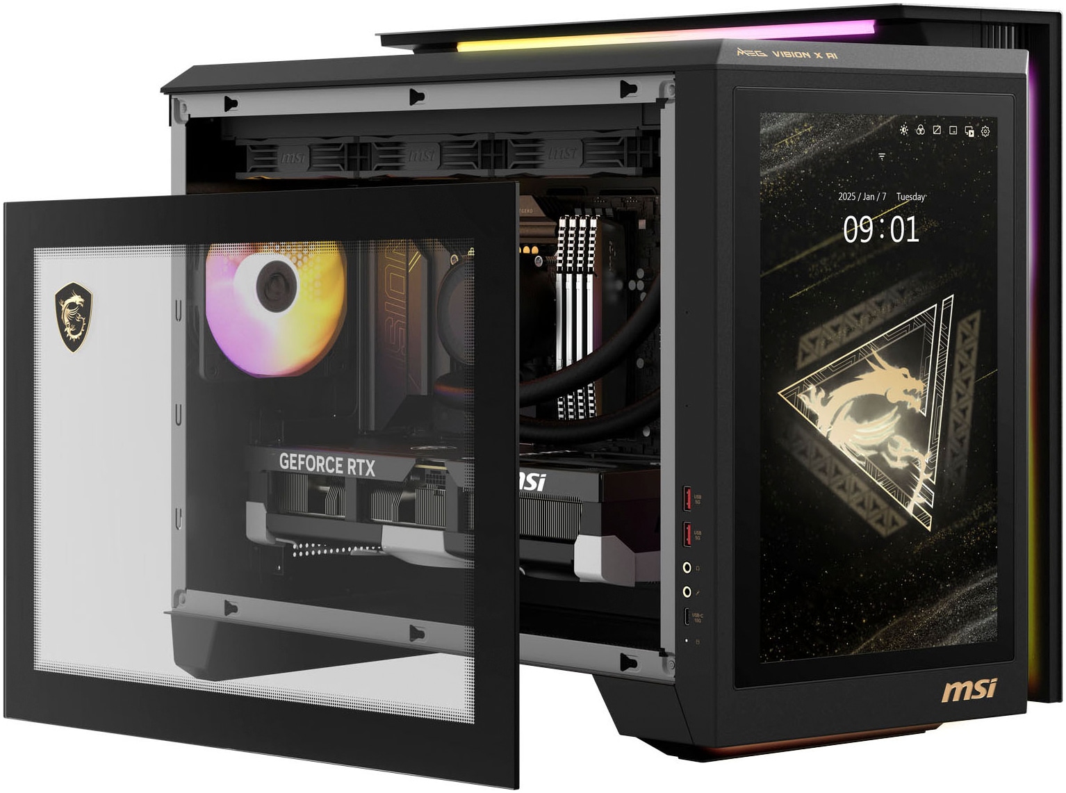 MSI Gaming-PC »MEG Vision X AI 2NVZ9-233DE«