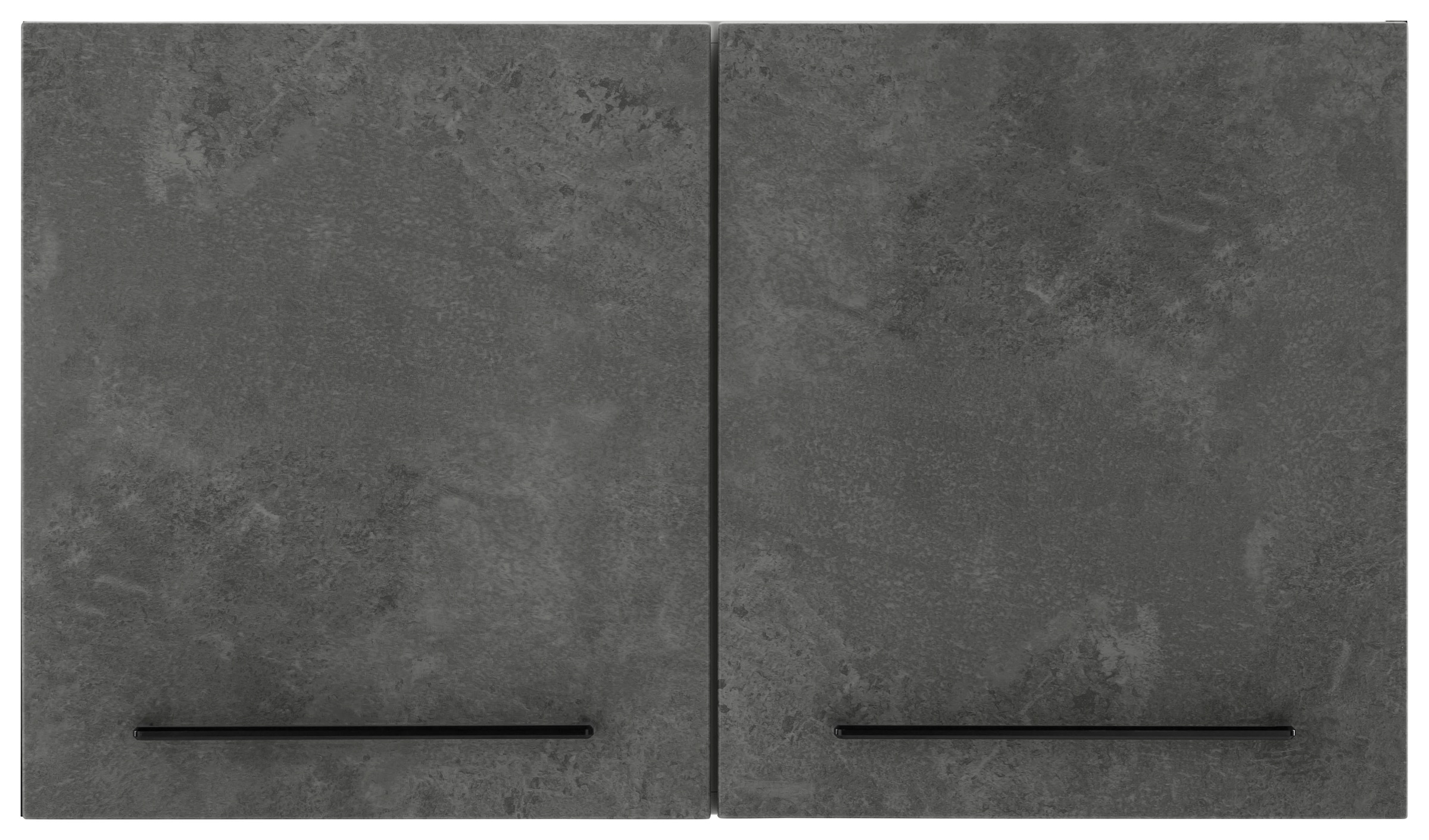 Türen, cm kaufen 2 online Metallgriff, Front 100 57 HELD cm MDF »Tulsa«, schwarzer Hängeschrank breit, hoch, MÖBEL