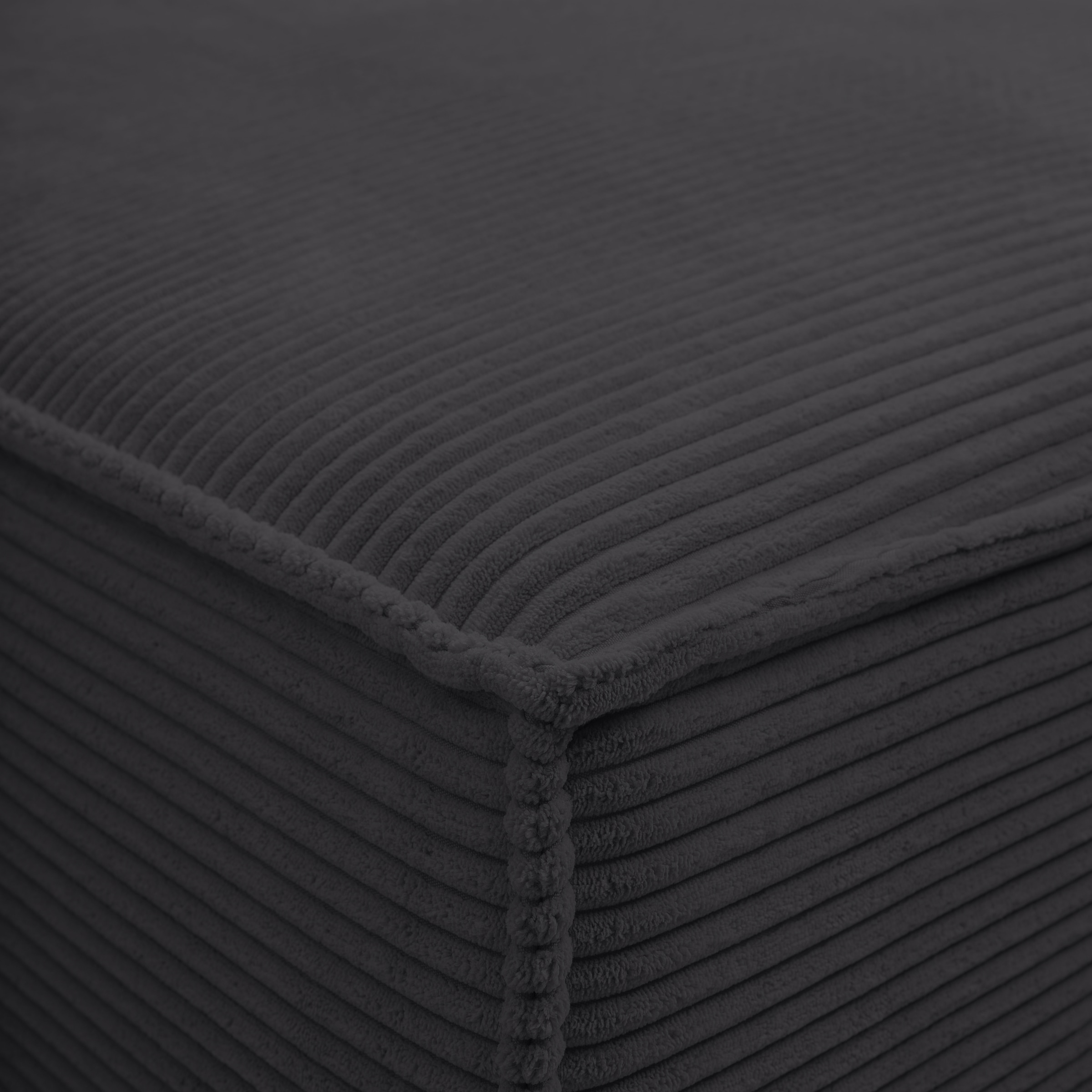 WERK2 Ecksofa »Atlanta-New 295 x 182 cm mit Bett & Bettkasten, Cord, zeitlos« Cord, L-Form, XXL, Schlaffunktion, Bettkasten