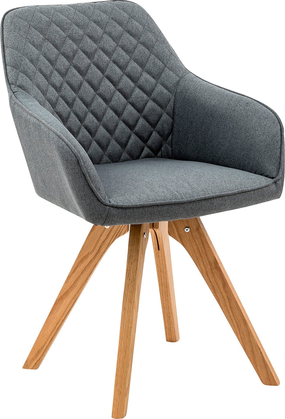 SalesFever Essgruppe, (Set, 5 tlg.), bestehend aus 4 modernen Polsterstühlen und einem 180 cm breitem Tisch