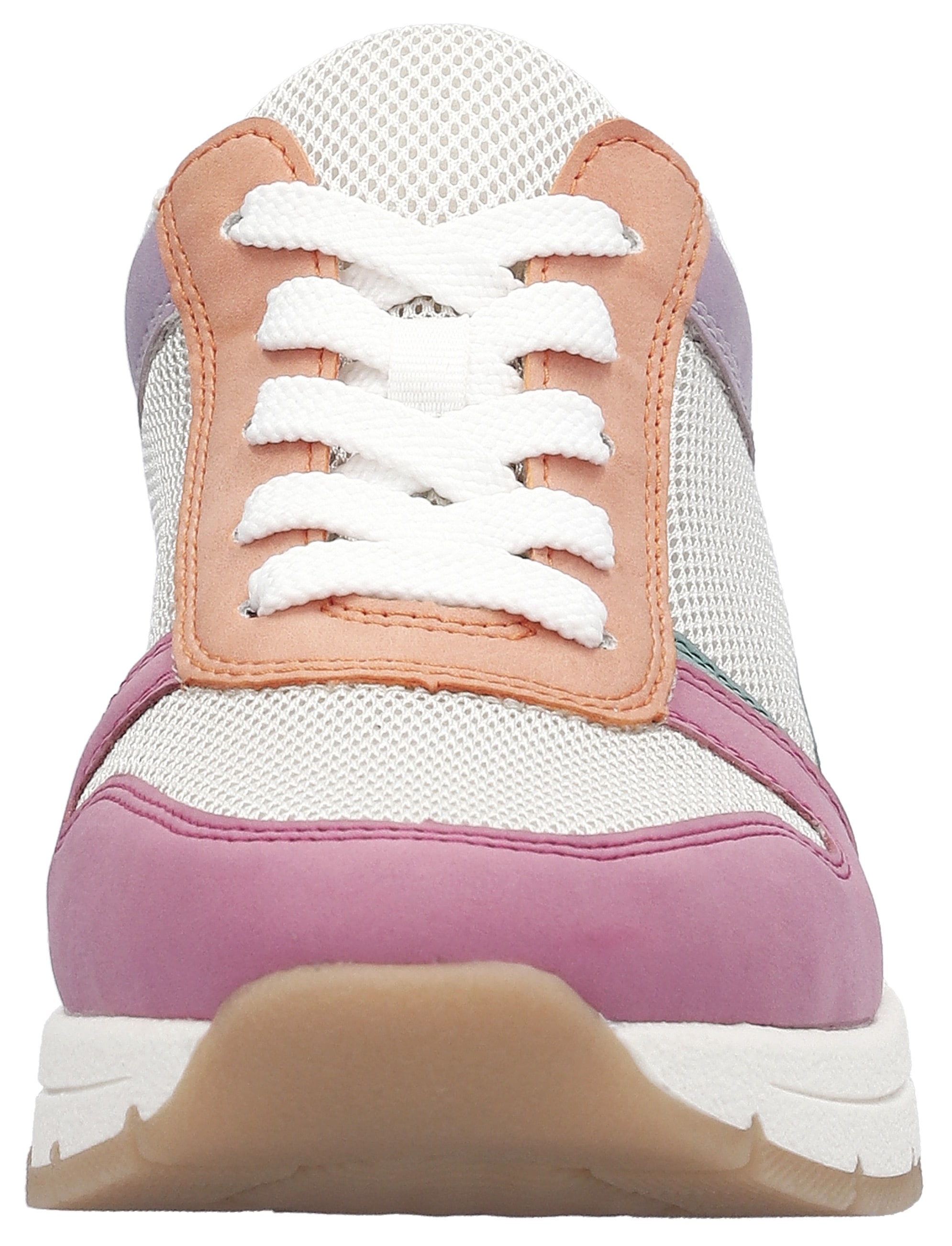 Rieker Wedgesneaker »vegan«, herausnehmbarer Soft-Einlage, Freizeitschuh, Halbschuh, Schnürschuh