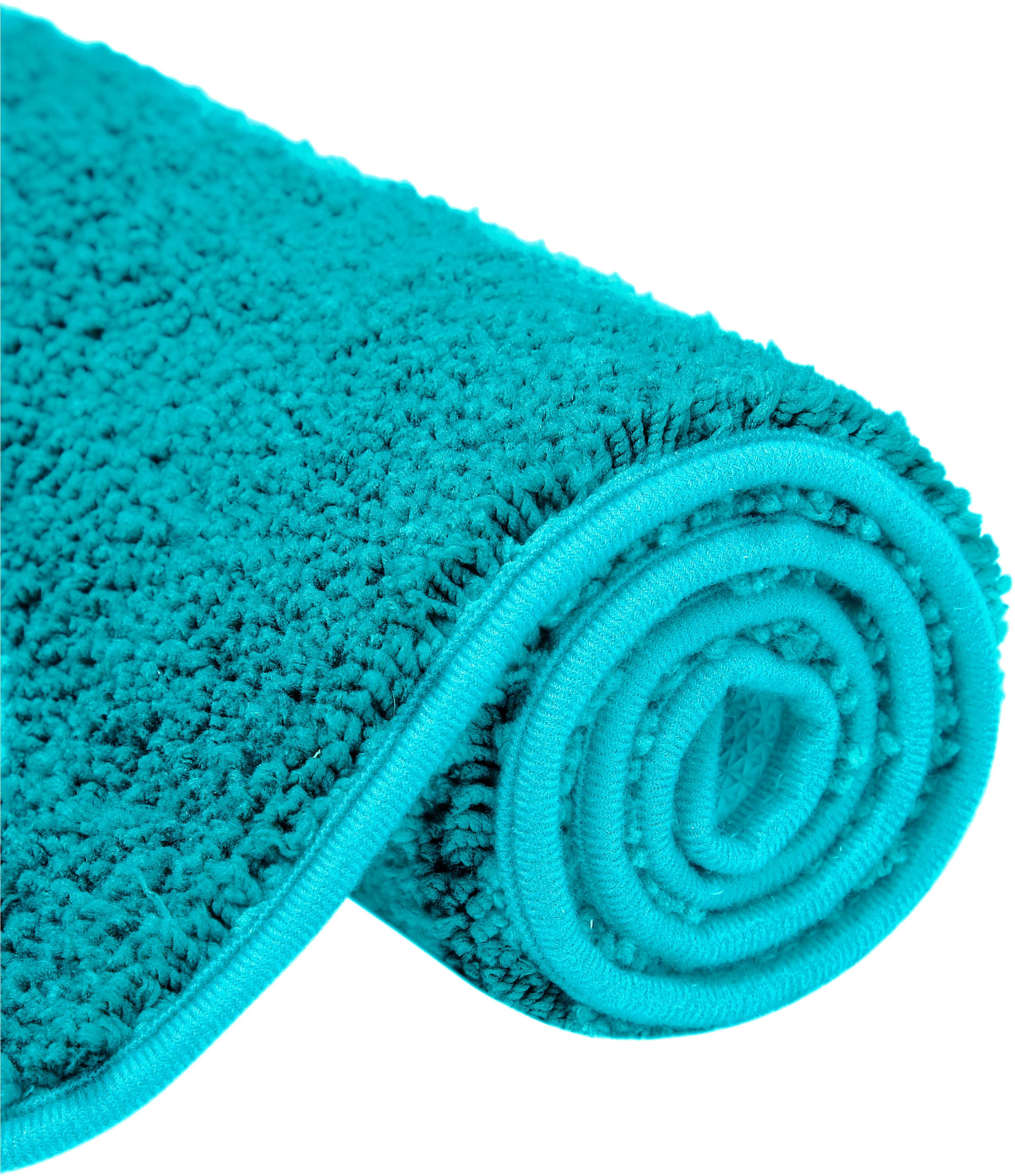 my home Badematte »Regona, Badteppich, Badvorleger, Badezimmer Teppich«, rutschhemmend beschichtet, fußbodenheizungsgeeignet-schnell trocknend-strapazierfähig, Uni Farben, besonders weich, als rechteckig und halbrund erhältlich
