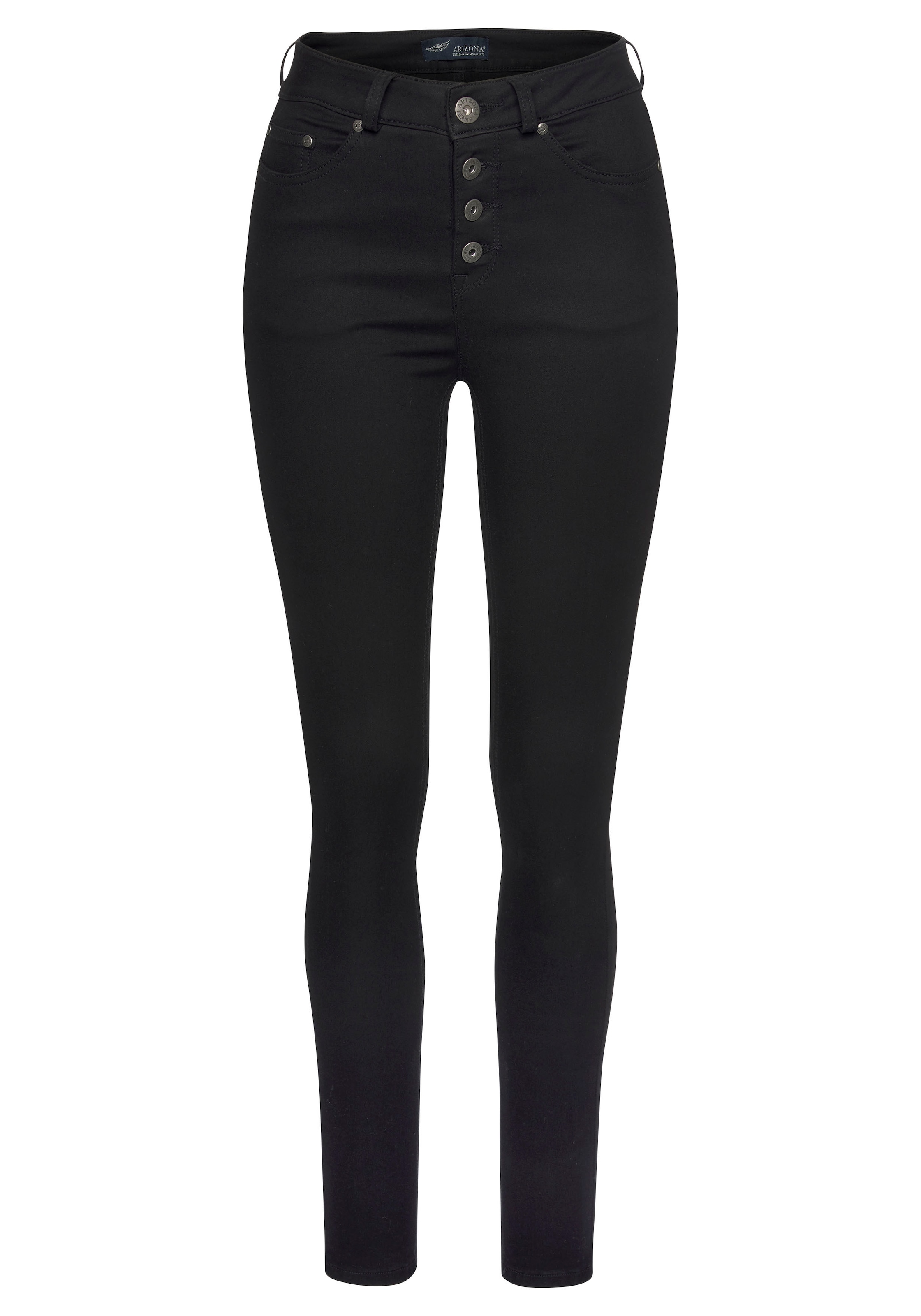 Arizona Skinny-fit-Jeans »Ultra Stretch«, extra-enger Beinschnitt, hohe Leibhöhe, knöchellang