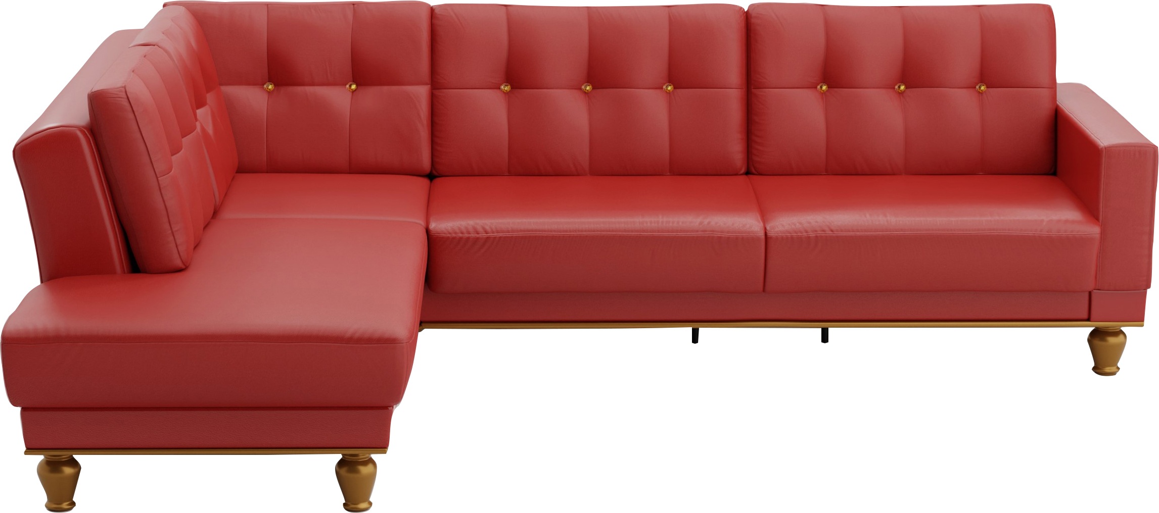 sit&more Ecksofa »Orient 5 L-Form« mit Strass-Stein, wahlweise mit Bettfunk günstig online kaufen