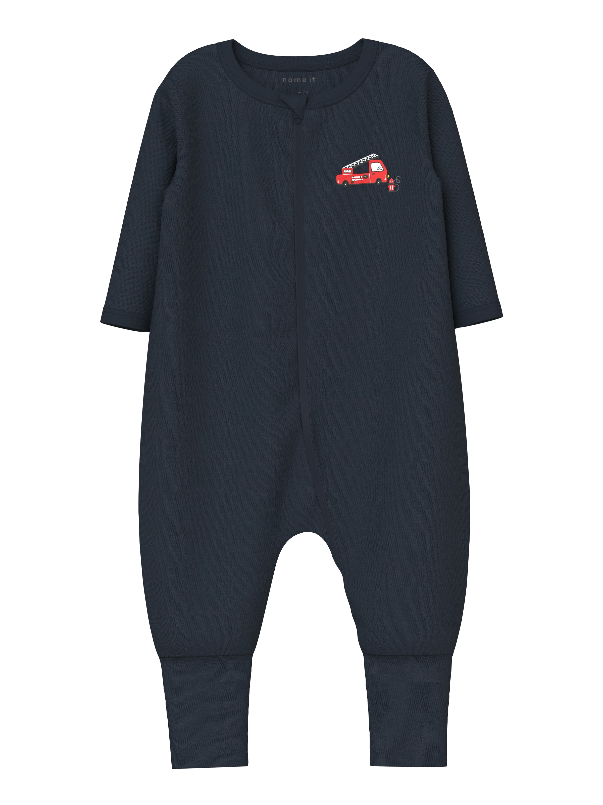 Name It Schlafanzug »NBMNIGHTSUIT 2P ZIP FF FIRETRUCK NOOS« Packung, 2 tlg.