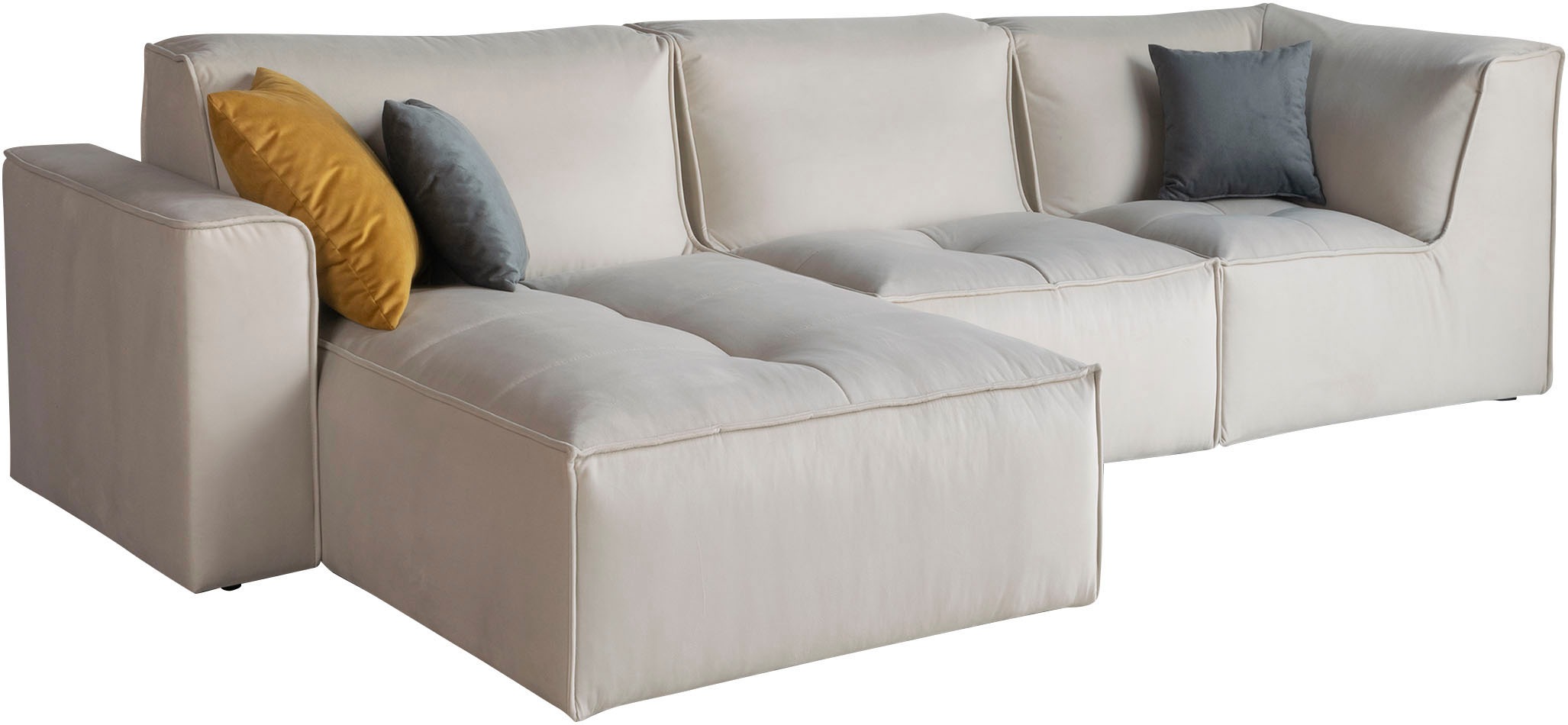 RAUM.ID Ecksofa »Monolid L-Form«, (4 St.), Module einzeln für individuelle günstig online kaufen