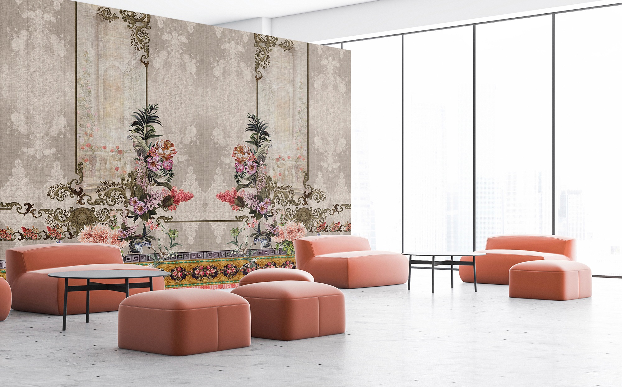 living walls Fototapete »Walls by Patel Oriental Garden« glatt Vlies, Wand