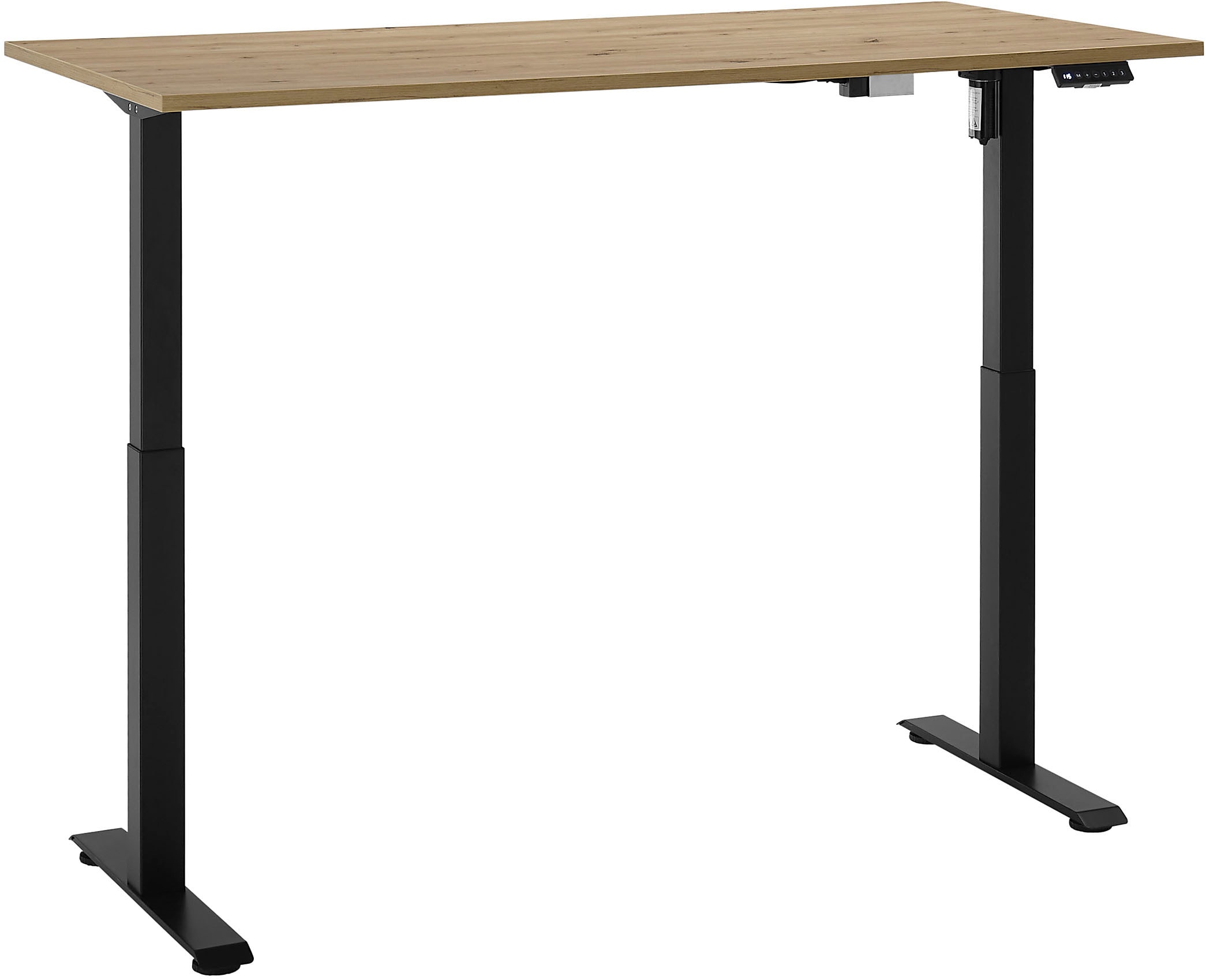 BEGA OFFICE Schreibtisch 2 Stk. tlg. Breite 137 cm, stufenlos höhenverstellbar 74-117 cm