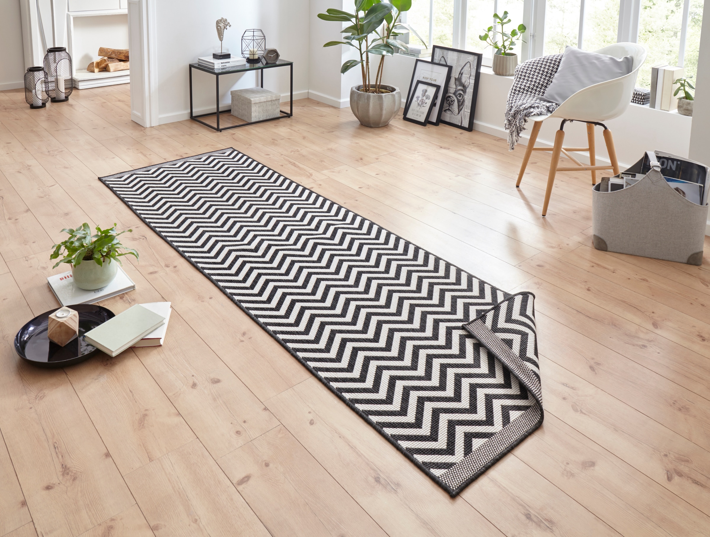 NORTHRUGS Teppich »Palma Wendeteppich«, rechteckig, 5 mm Höhe, In-& Outdoor günstig online kaufen