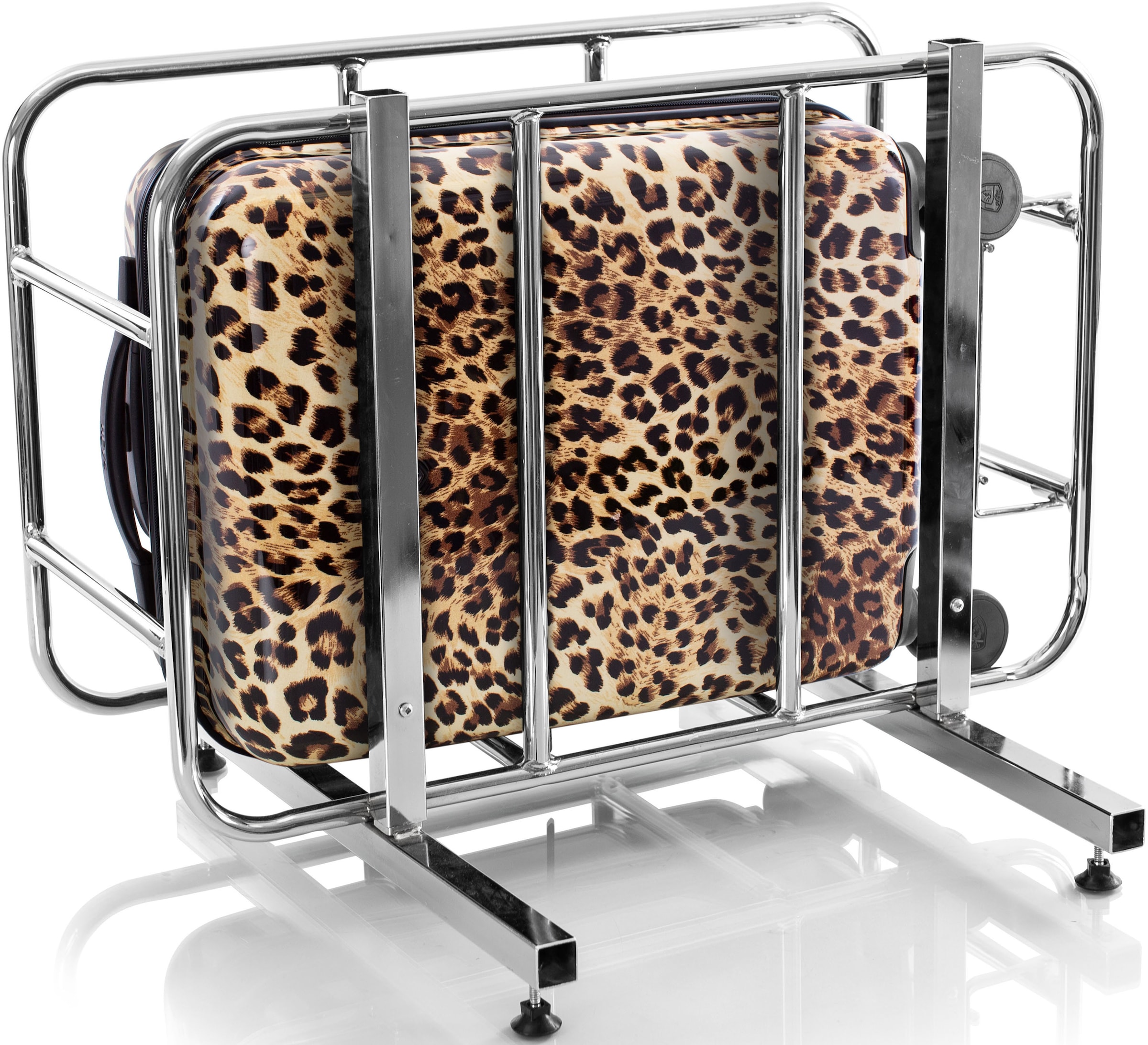 Heys Hartschalen-Trolley »Leopard, 53 cm«, 4 Rollen, Heys x Joachim Llambi Handgepäck-Koffer Reisegepäck