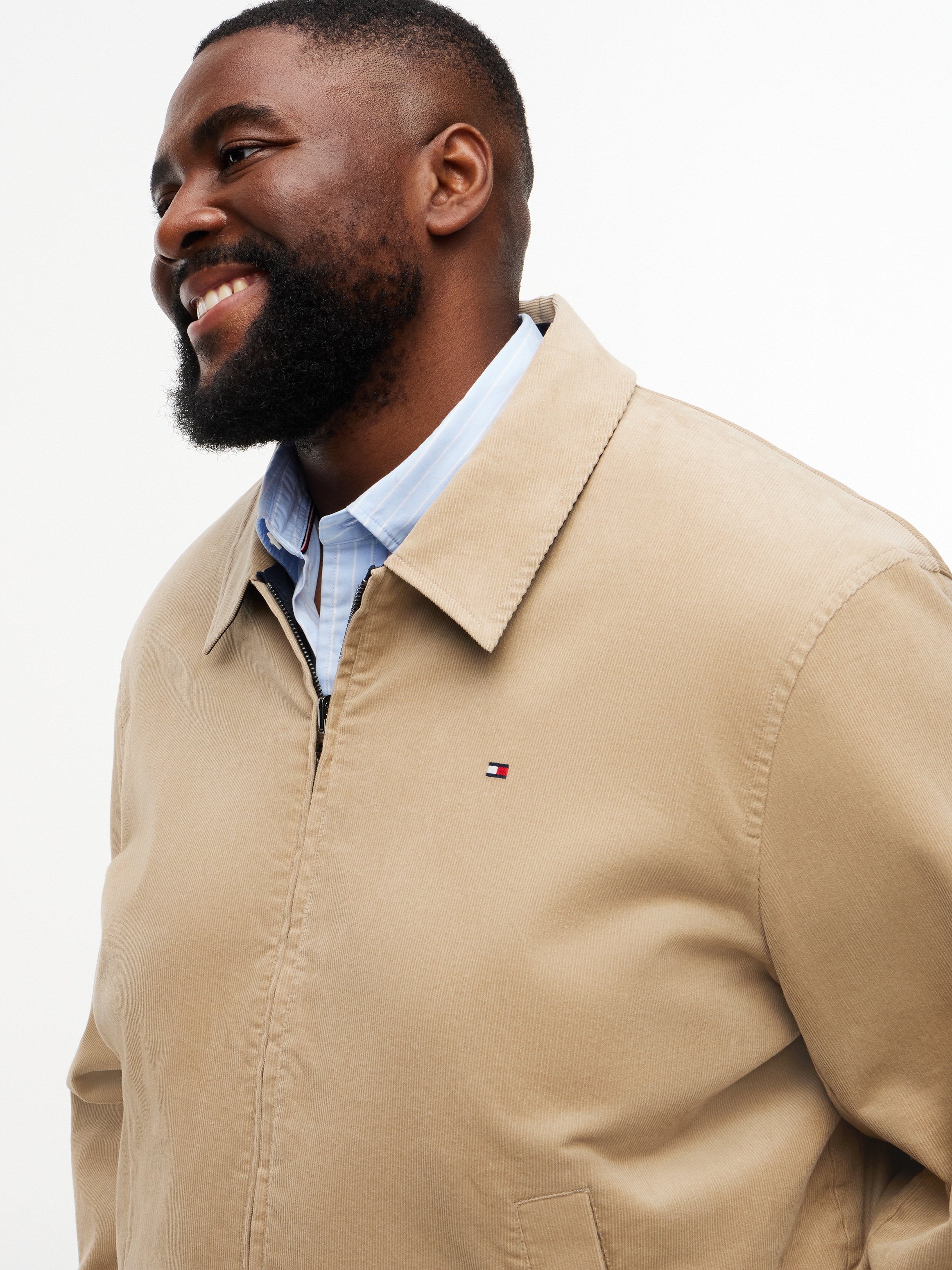 Tommy Hilfiger Big & Tall Wendejacke »BT-REVERSIBLE CORDUROY IVY« Große Größen, elastischer Bund