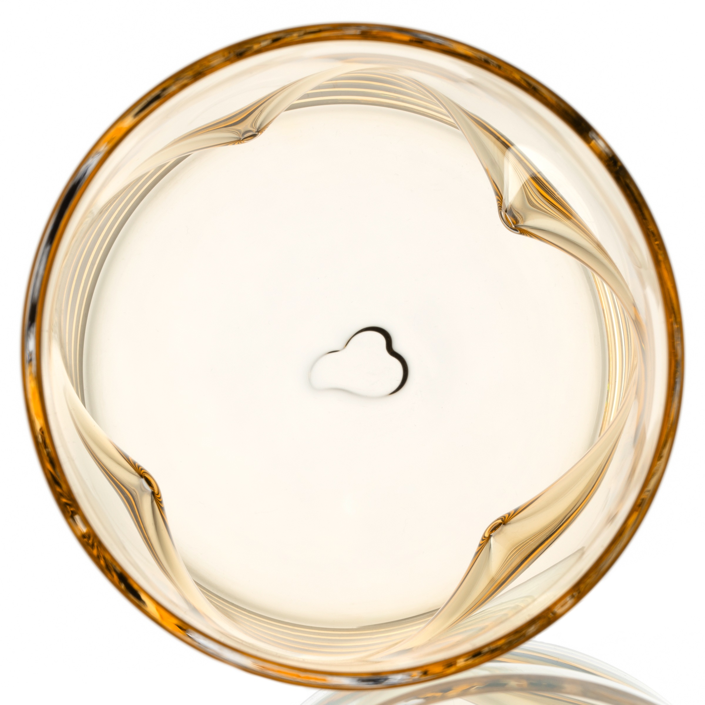 LEONARDO Gläser-Set »Trinkglas VESUVIO, 300 ml, 4er-Set«, (Set, 4 tlg.), konische Form, markantes Design - mit Einquetschungen