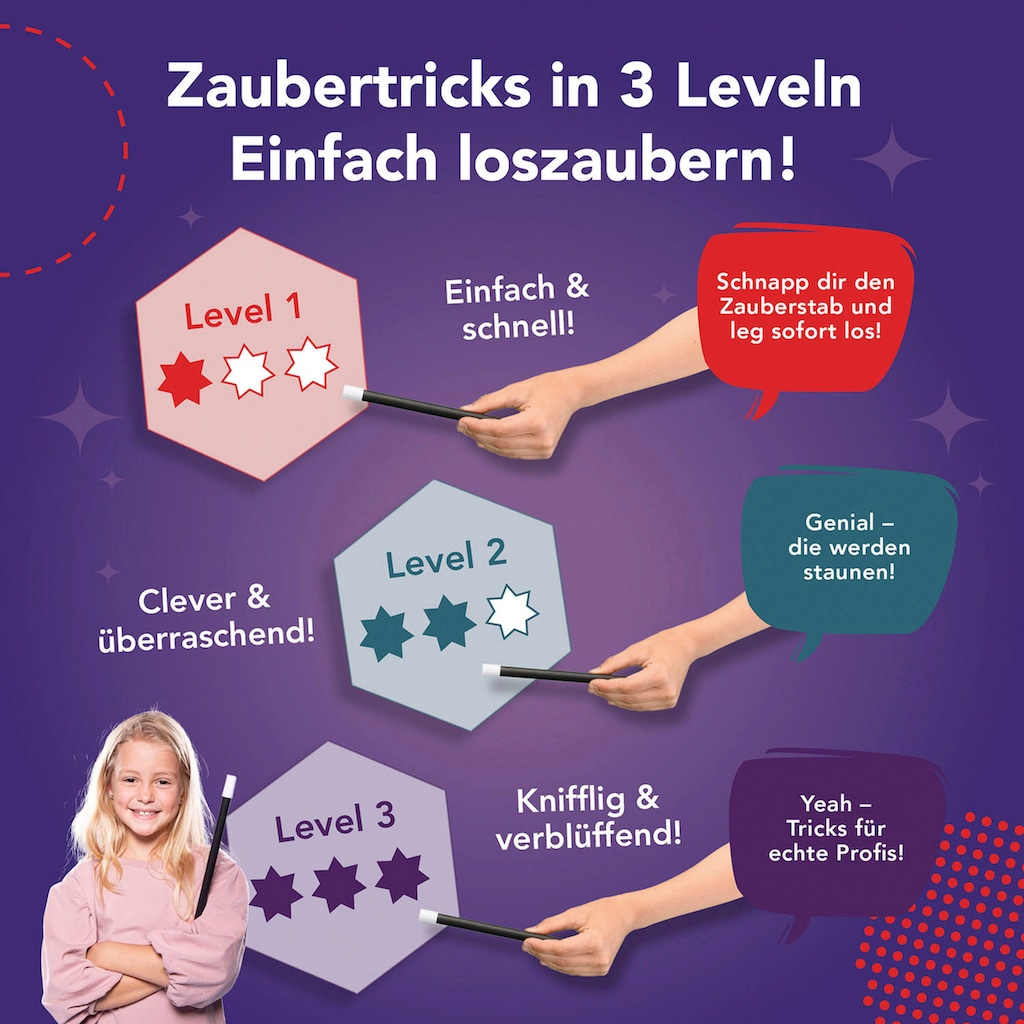 Kosmos Zauberkasten »Die Zauberschule Magic Silber Edition«