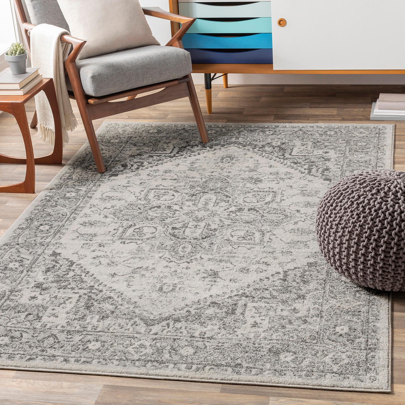 Livabliss Teppich »MENDOZA«, rechteckig, 8 mm Höhe, Vintage Orientteppich, Kurzflor Boho Wohnzimmerteppich, Läufer