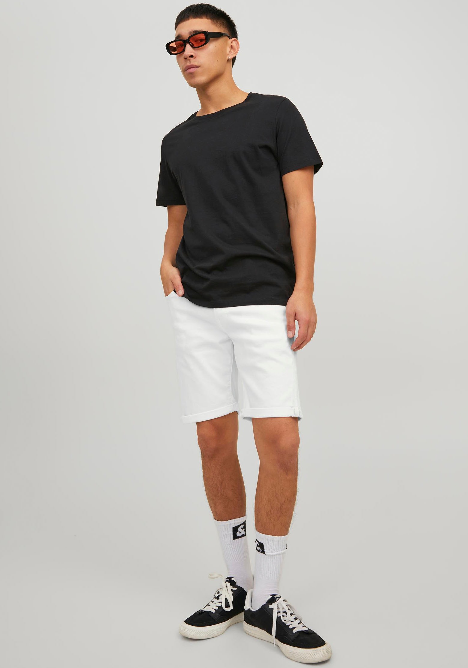 3. Bild von Jack & Jones Jeansshorts »JPSTRICK JJICON SHORTS AMA SN«