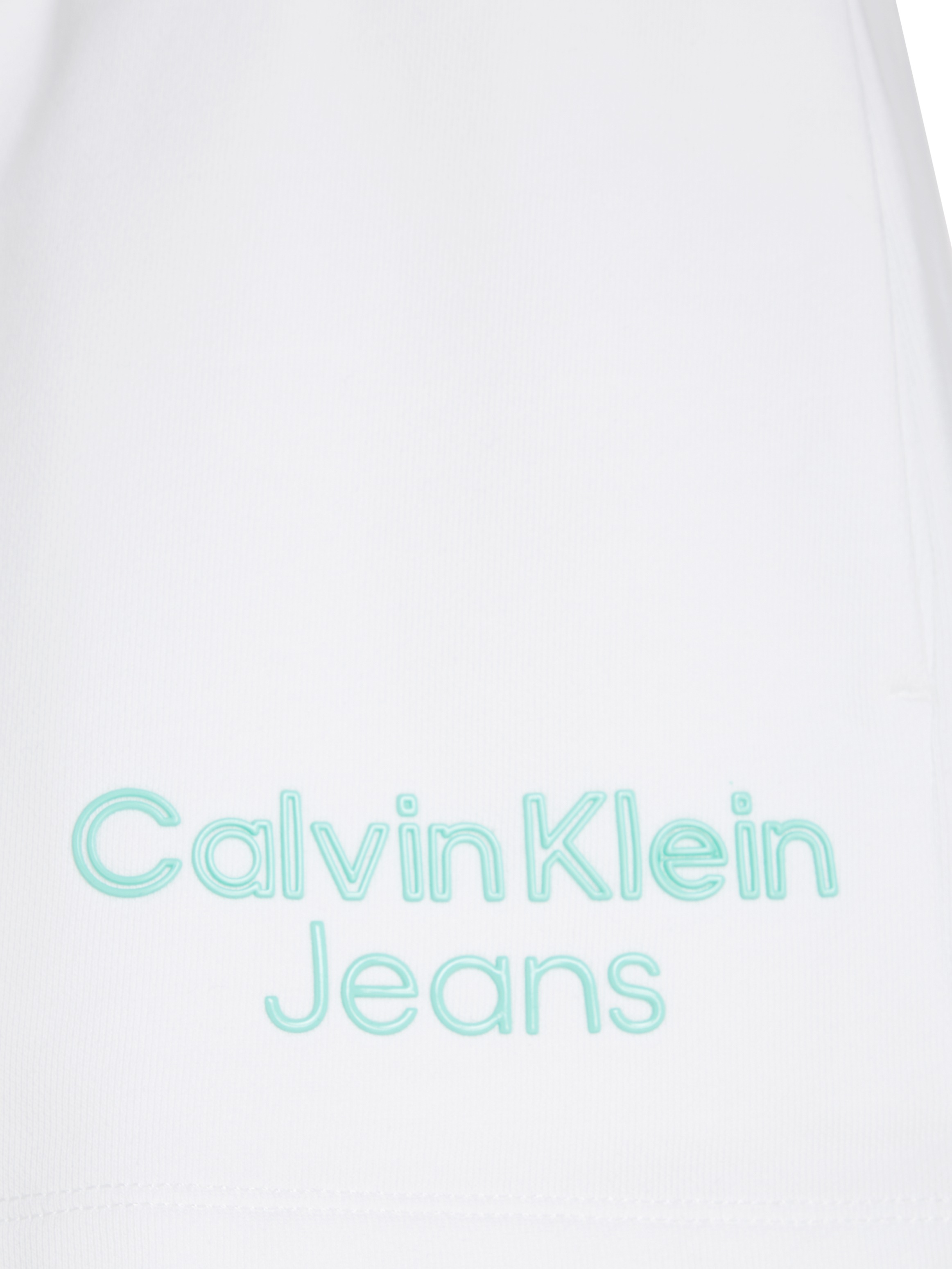 Calvin Klein Jeans Sweatshorts »STACKED INSTITUTIONAL SHORTS«, mit Logoschriftzug