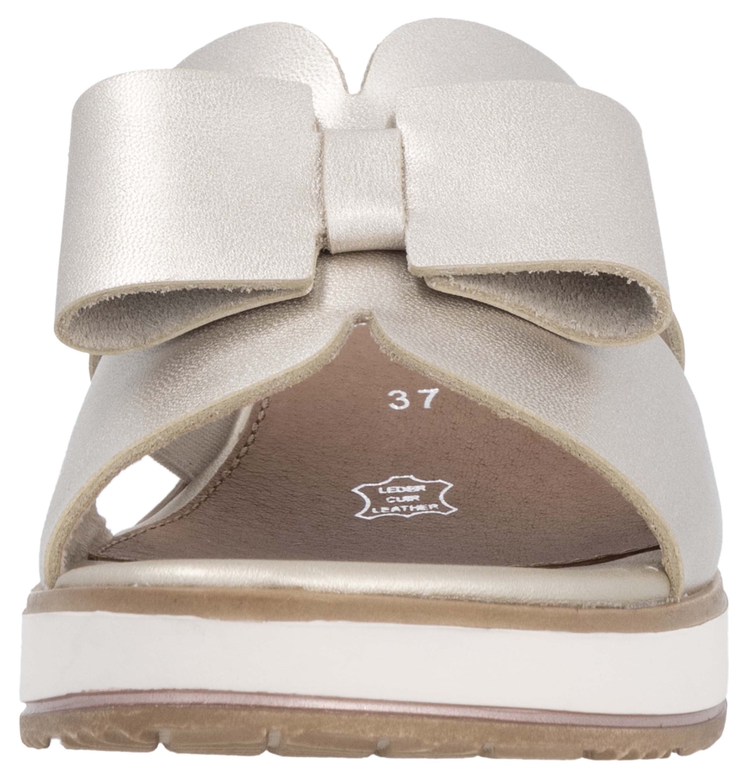 Remonte Pantolette  Keilabsatz, Sommerschuh mit schöner Zierschleife