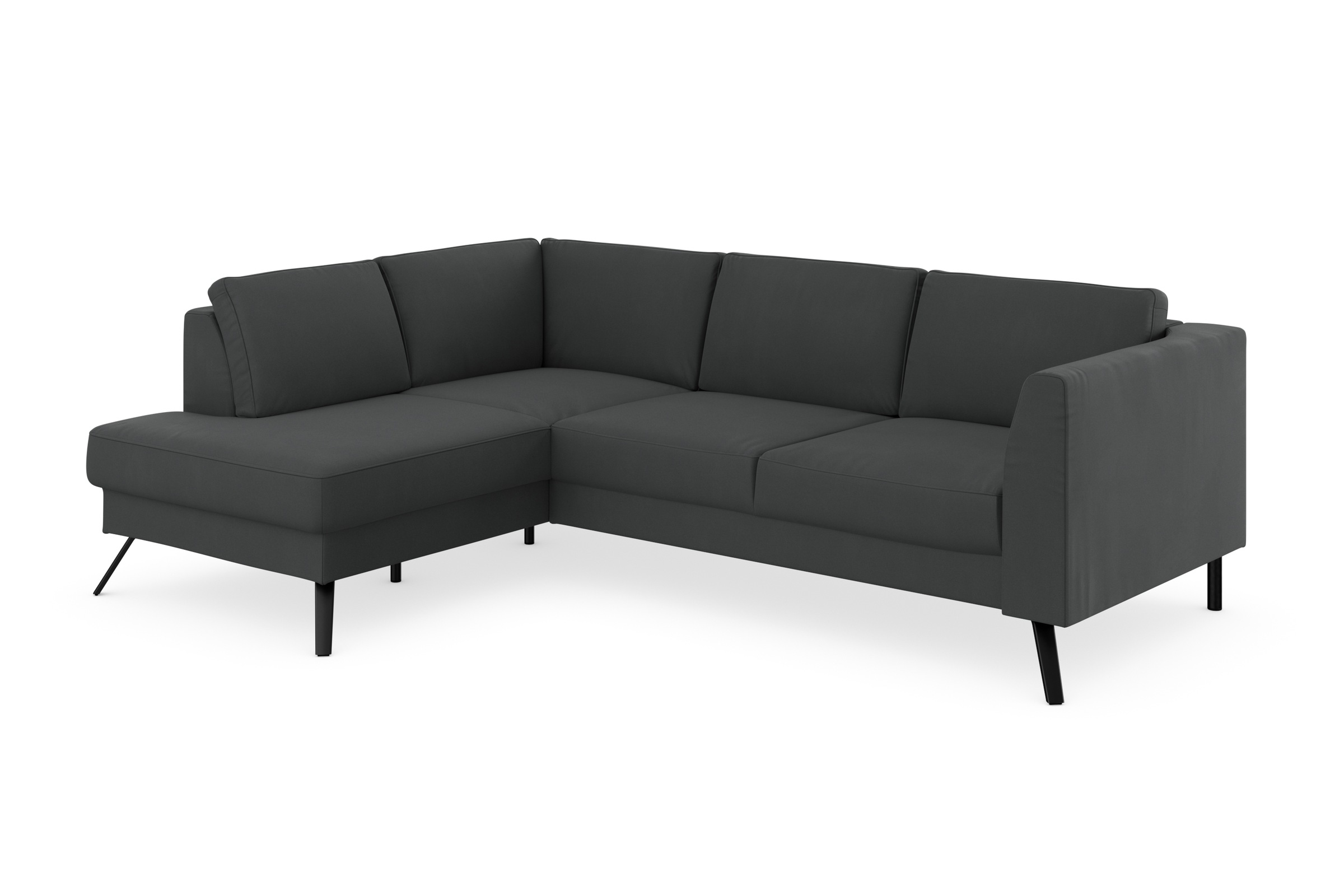 sit&more Ecksofa »Lindholm L-Form« mit Sitztiefenverstellung und Federkern