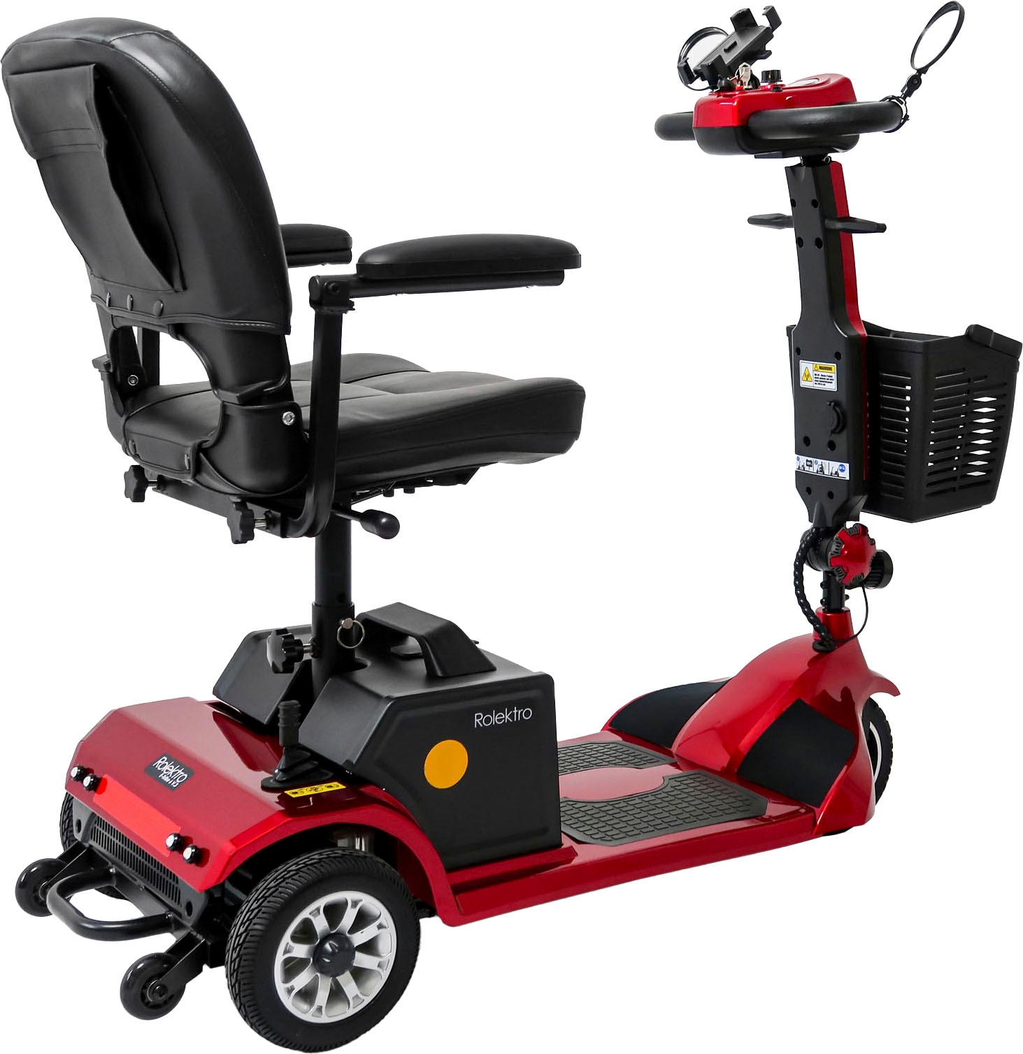 Rolektro Elektromobil »E-Trike 6 V.3, Rot, 24V-20Ah Lithium-Akku, 300 Watt«