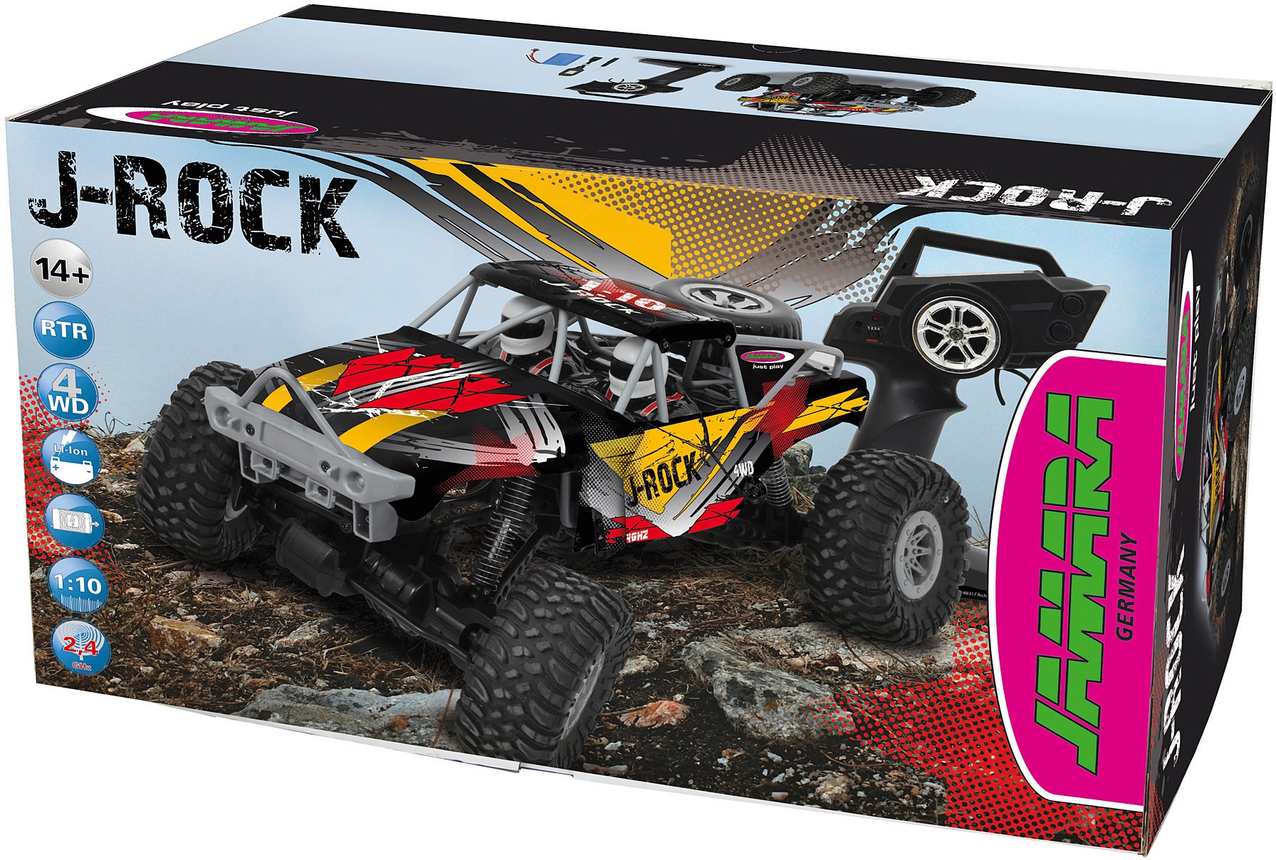 Jamara RC-Monstertruck »J-Rock Crawler 4WD 1:10 2,4 GHz«