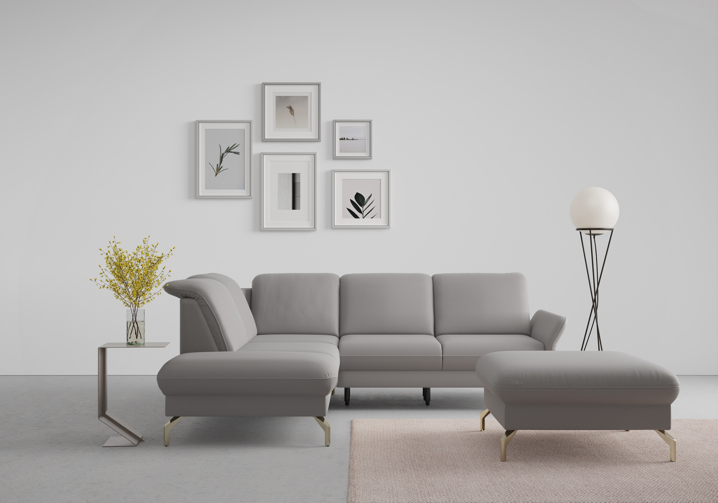 sit&more Ecksofa »Fashion L-Form«, wahlweise mit Kopfteilverstellung, Vorzi günstig online kaufen