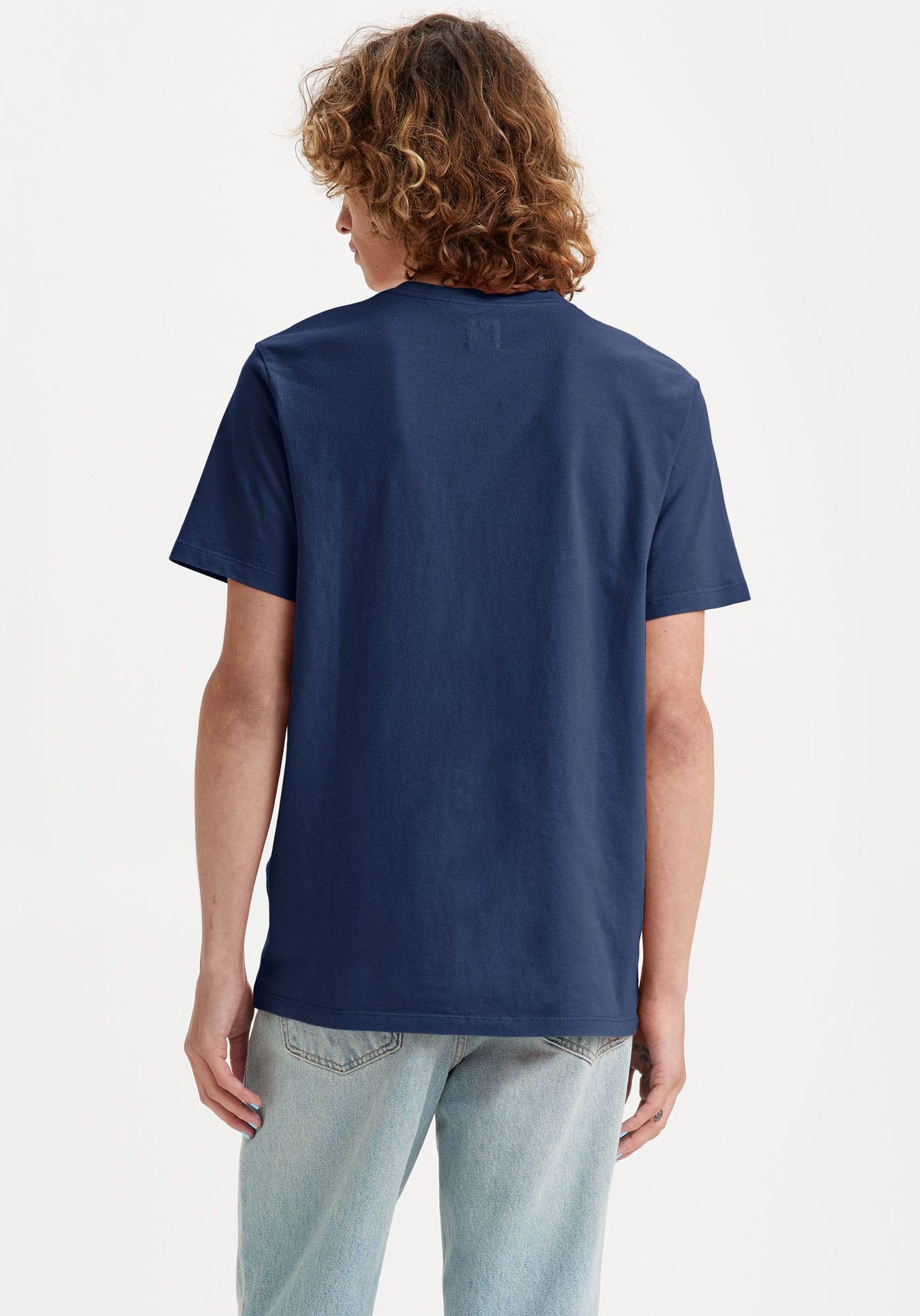 Levi's® V-Shirt »LE ORIGINAL HM VNECK«, mit Logostickerei