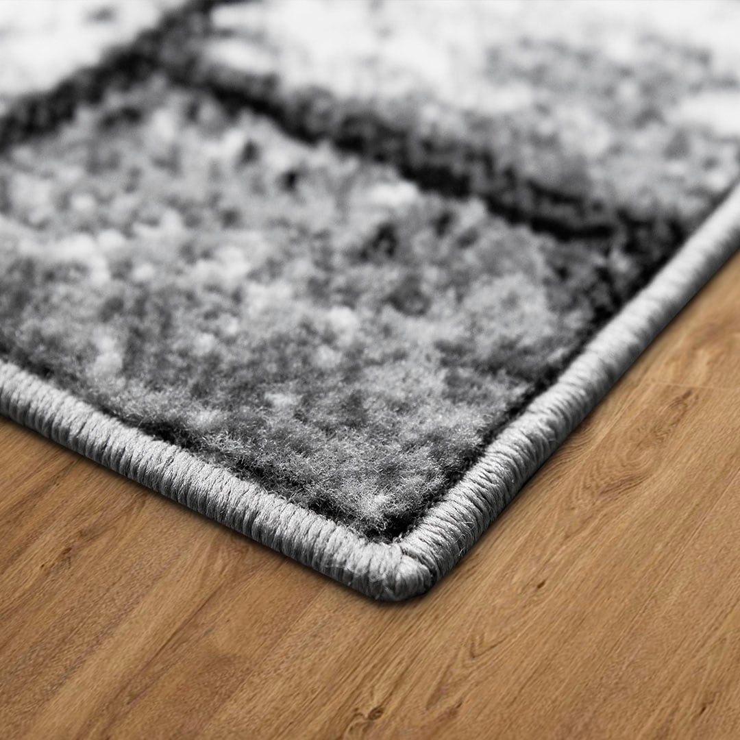 my home Teppich »Sierning«, rechteckig, 8 mm Höhe, softer Flor, Kurzflor, modernes Design, in Holz-Optik