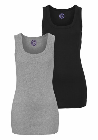 Flashlights Tanktop, (Packung, 2er-Pack), in Longform kaufen Flashlights Tanktop, (Packung, 2er-Pack), in Longform kaufen