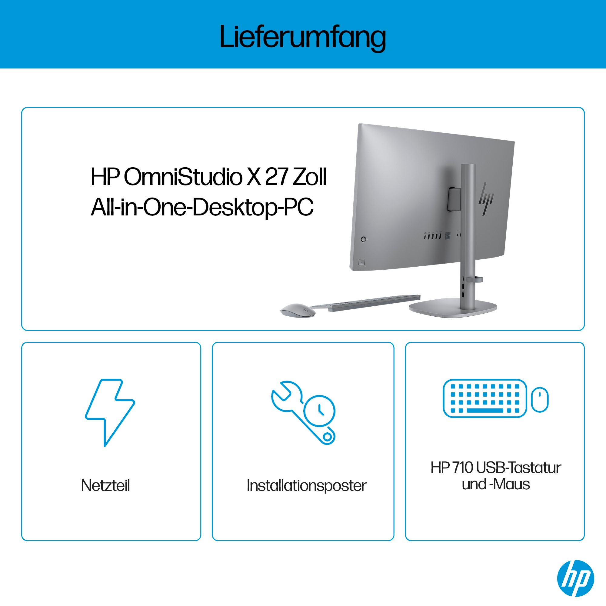 HP All-in-One PC »OmniStudio X 27-cs1076ng«
