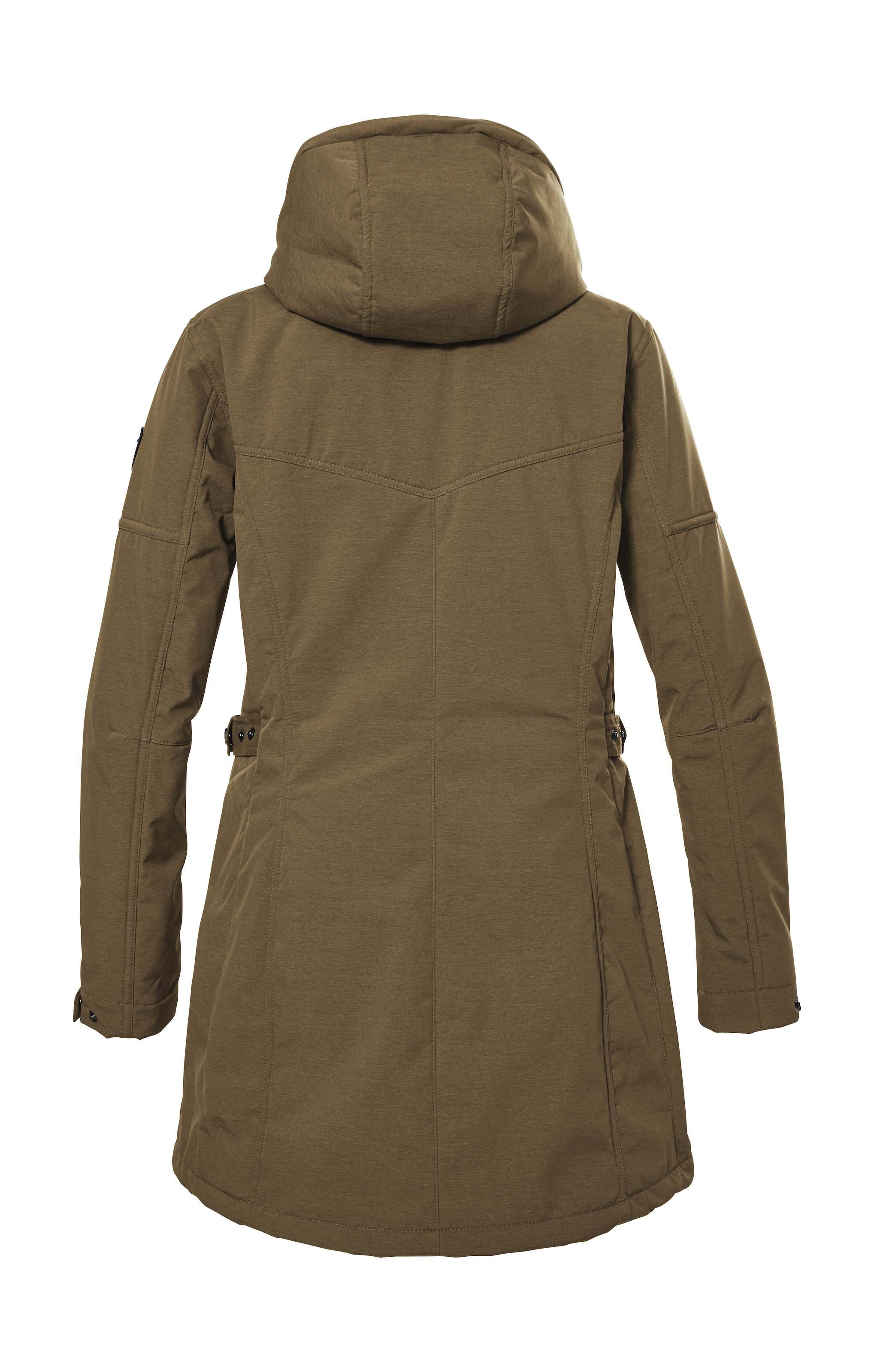 G.I.G.A. DX by killtec Softshellparka »GW 46 WMN SFTSHLL PRK«, Softshell Parka mit Teddyfell, abzippbarer Kapuze, 8.000 mm Wassersäule
