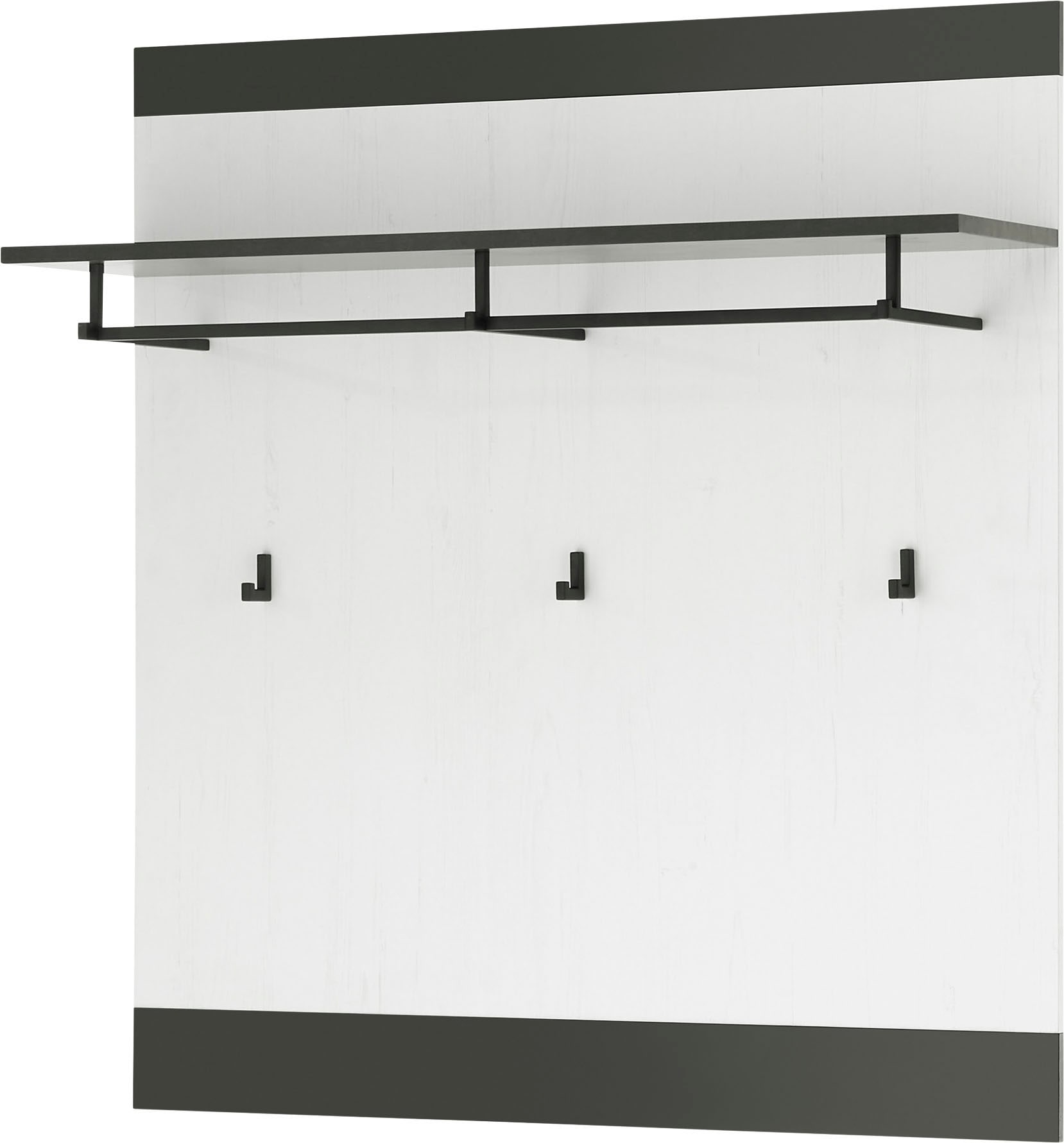 Home affaire Garderoben-Set »SHERWOOD«, (4 St.), mit Scheunentorbeschlag, Apothekergriffe aus Metall