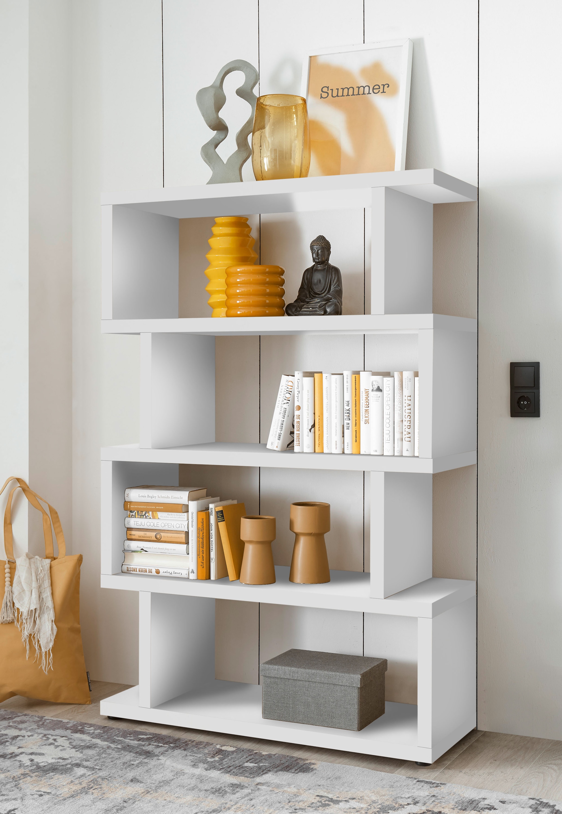 HBZ Raumteilerregal »BC 3105« 1 Stk. tlg. in weiß oder Eiche Sonoma, Regal günstig online kaufen