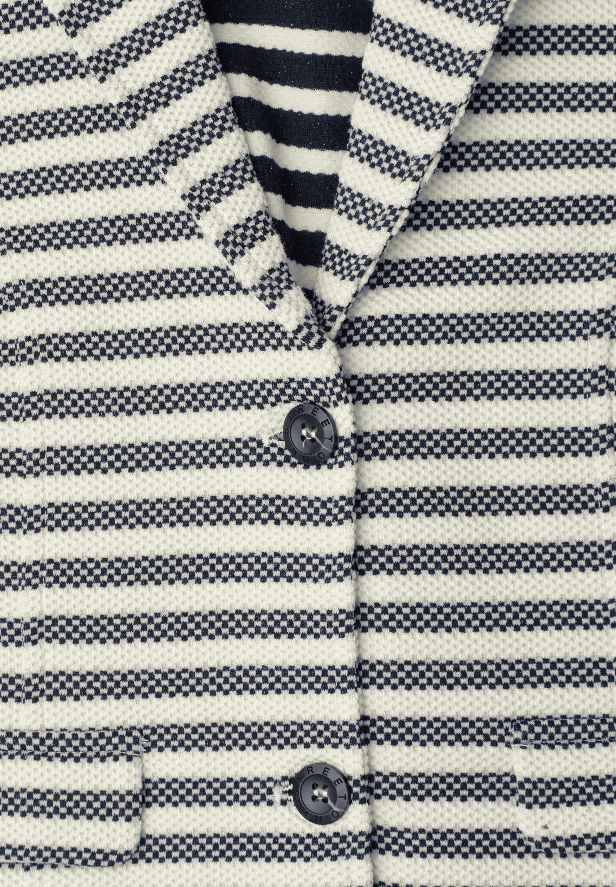 STREET ONE Jackenblazer mit Knöpfen und Streifen