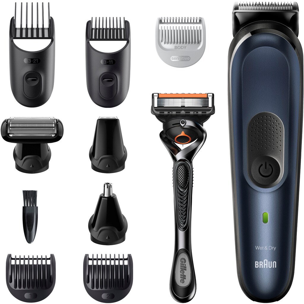 Braun Haarschneider »Multi-Grooming-Kit 7 MGK7330«, 8 Aufsätze
