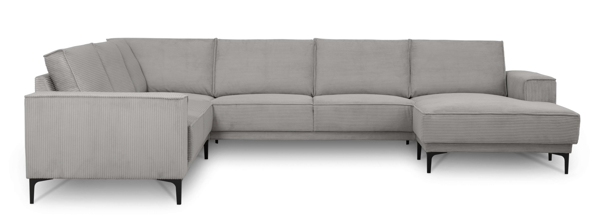 PLACES OF STYLE Wohnlandschaft »XXL Sofa Oland, Struktur, Flachgewebe, Luxu günstig online kaufen
