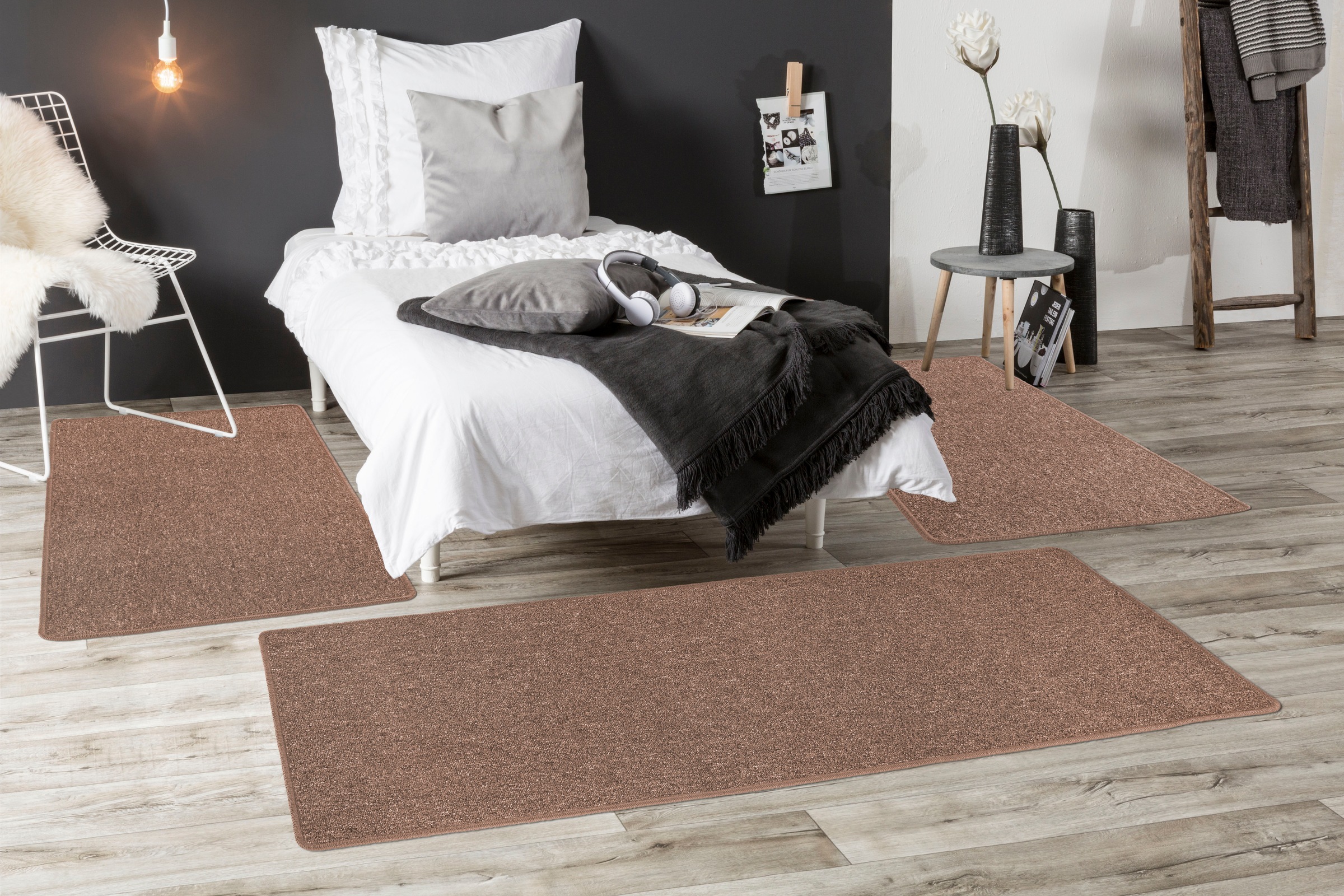 Andiamo Bettumrandung »Luton, Made in Germany«, (3 tlg.), Bettvorleger, Läu günstig online kaufen