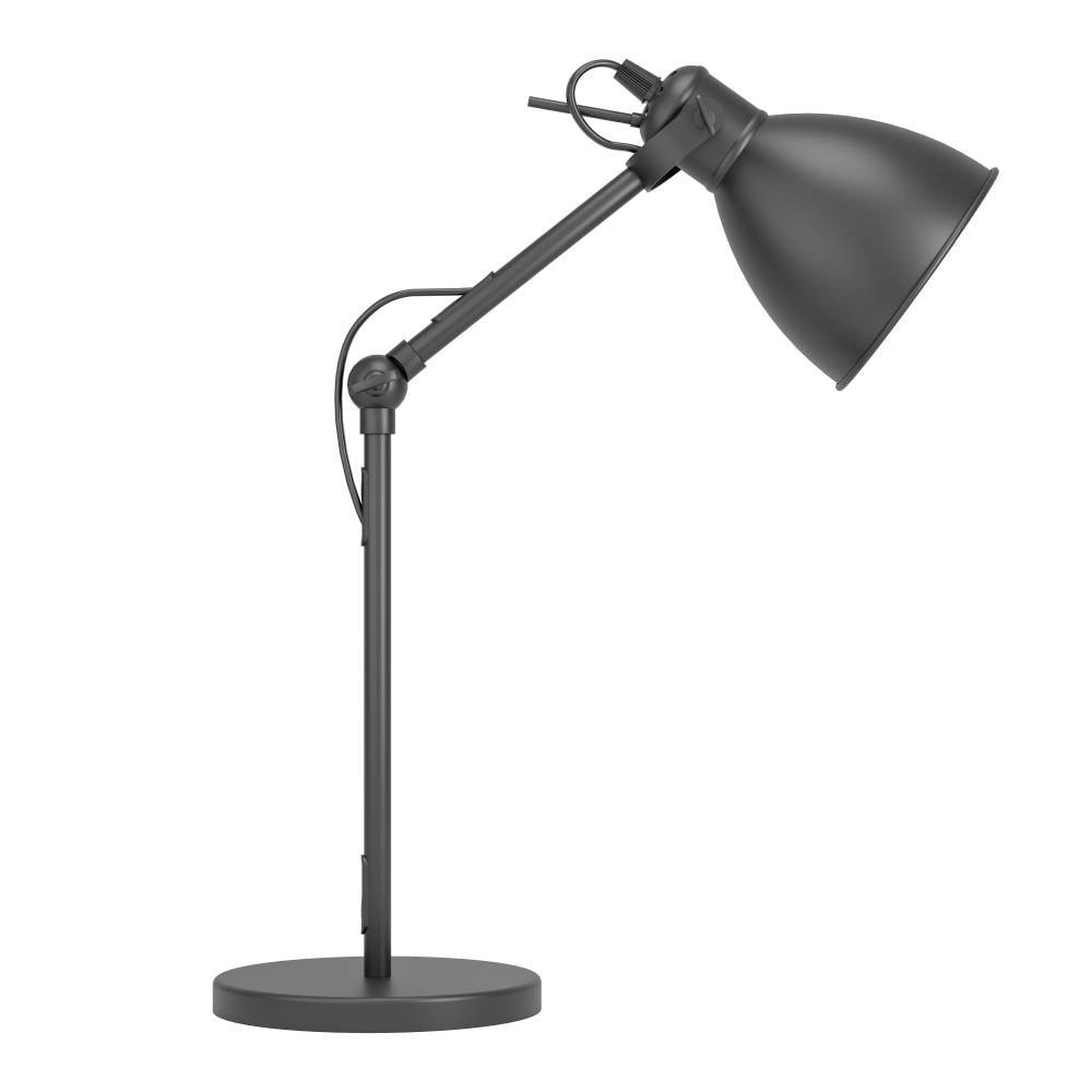EGLO Tischleuchte »PRIDDY Tischlampe, Nachttischlampe, Stahl, schwarz, E27, Industrial« E27 Wohnzimmerlampe, Esszimmer, 1 flammig, Retro, Vintage, 42,5x15,5cm