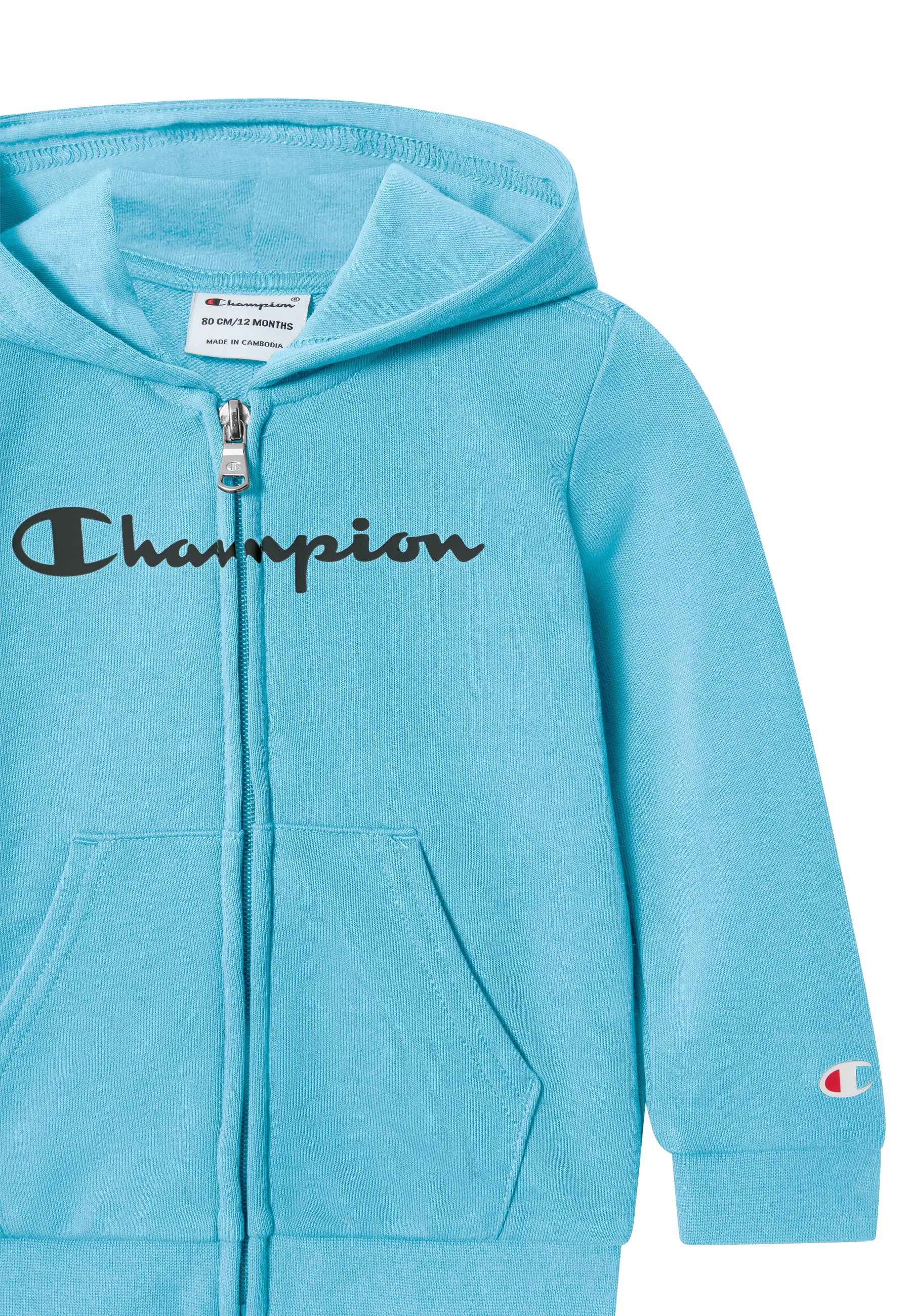 Champion Jogginganzug »Hooded Full Zip Suit« 2 tlg. mit Kapuze, mit durchgehendem Reißverschluss
