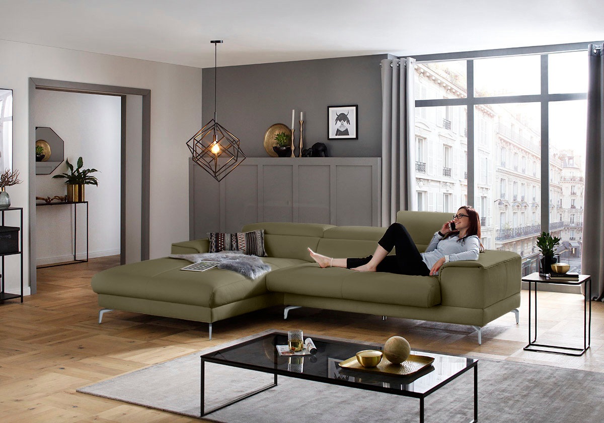 W.SCHILLIG Ecksofa »piedroo, Designsofa mit tollem Sitzkomfort, bequem und günstig online kaufen